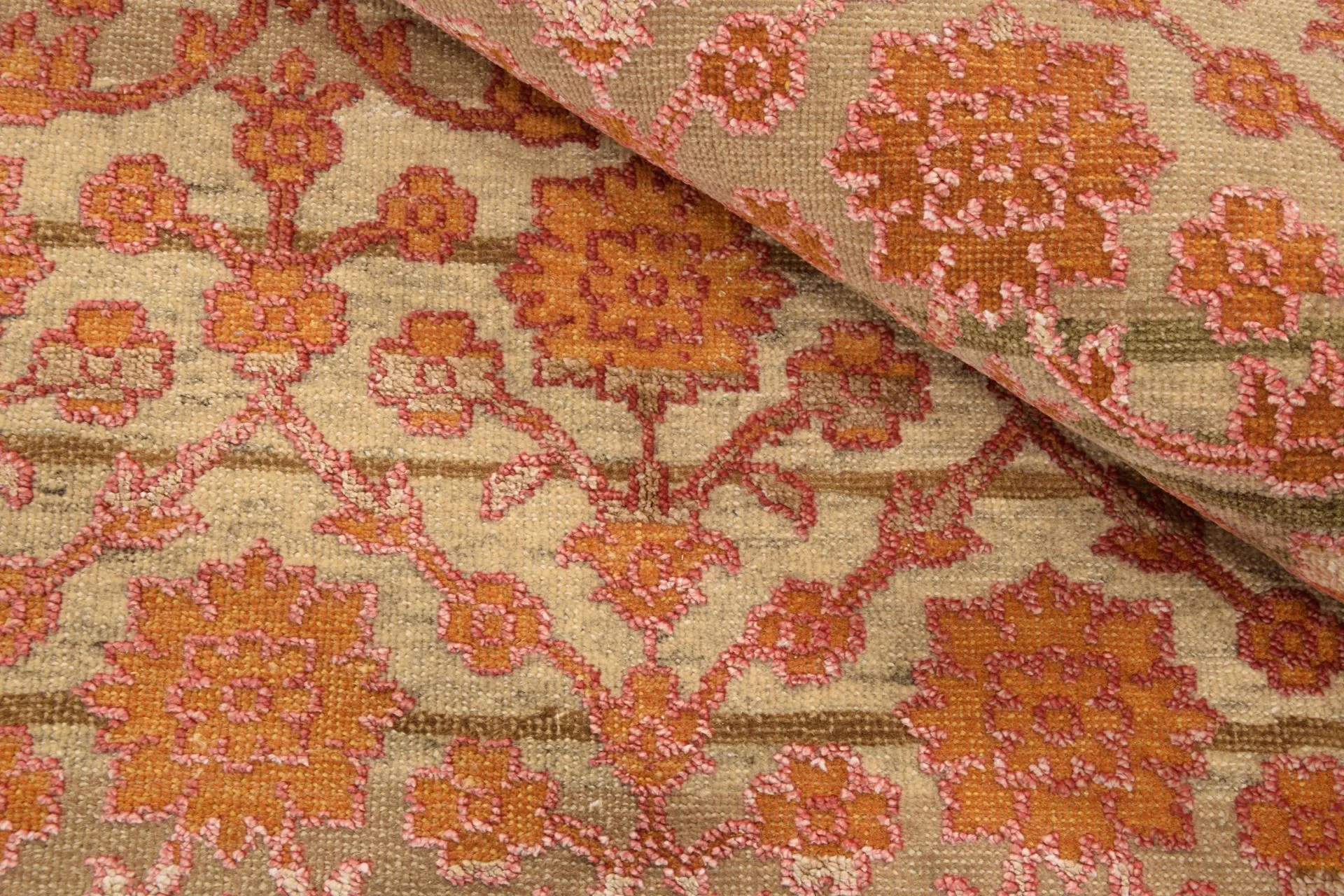Hand-Knotted Indian Rug, 170 × 237 cm - Image 4