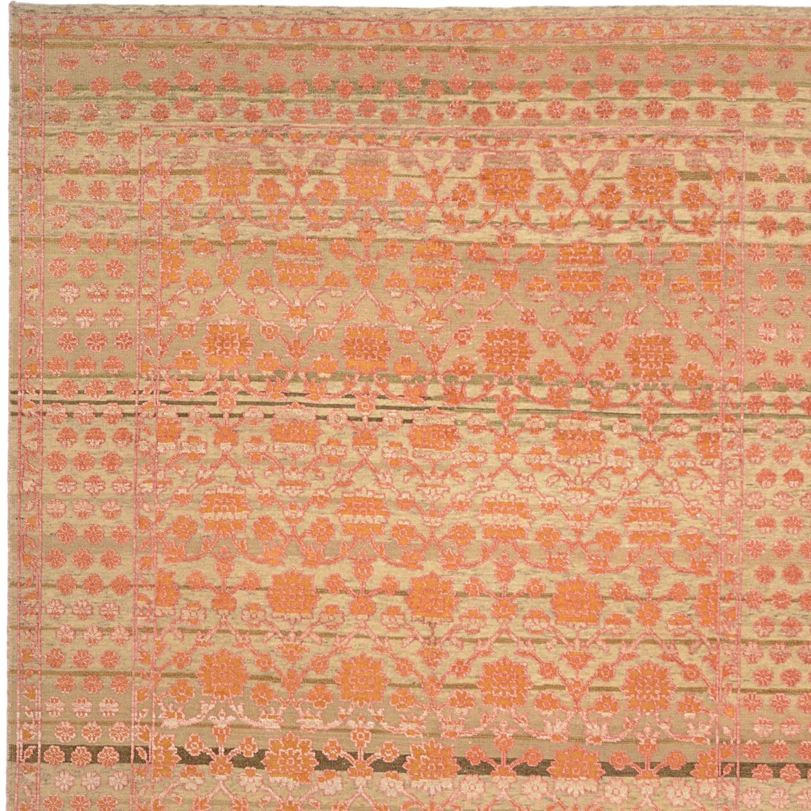 Hand-Knotted Indian Rug, 170 × 237 cm - Image 6