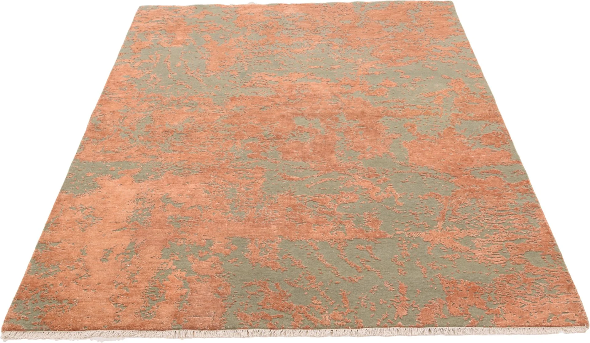 Alternative view of Silk Indian Rug 174 × 244 cm, hand-knotted