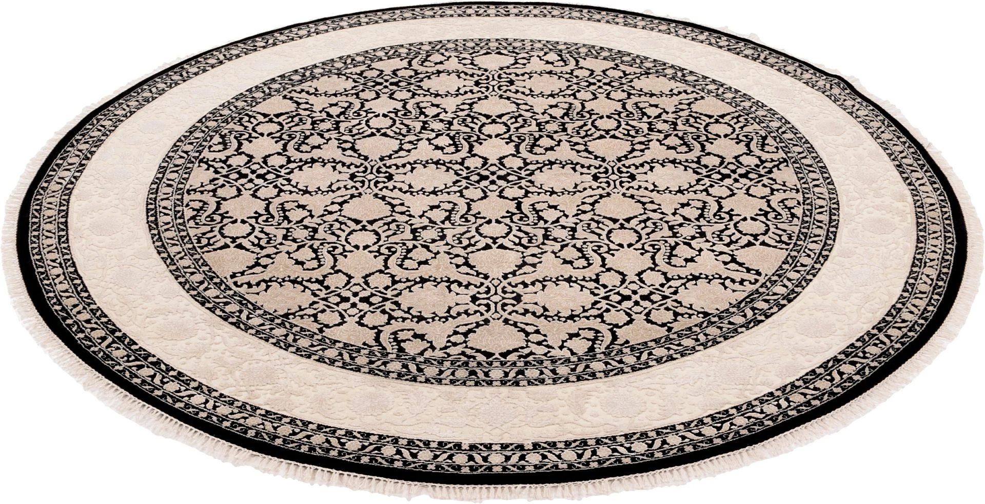 Alternative view of Tabriz Indian Rug 240 × 240 cm, hand-knotted