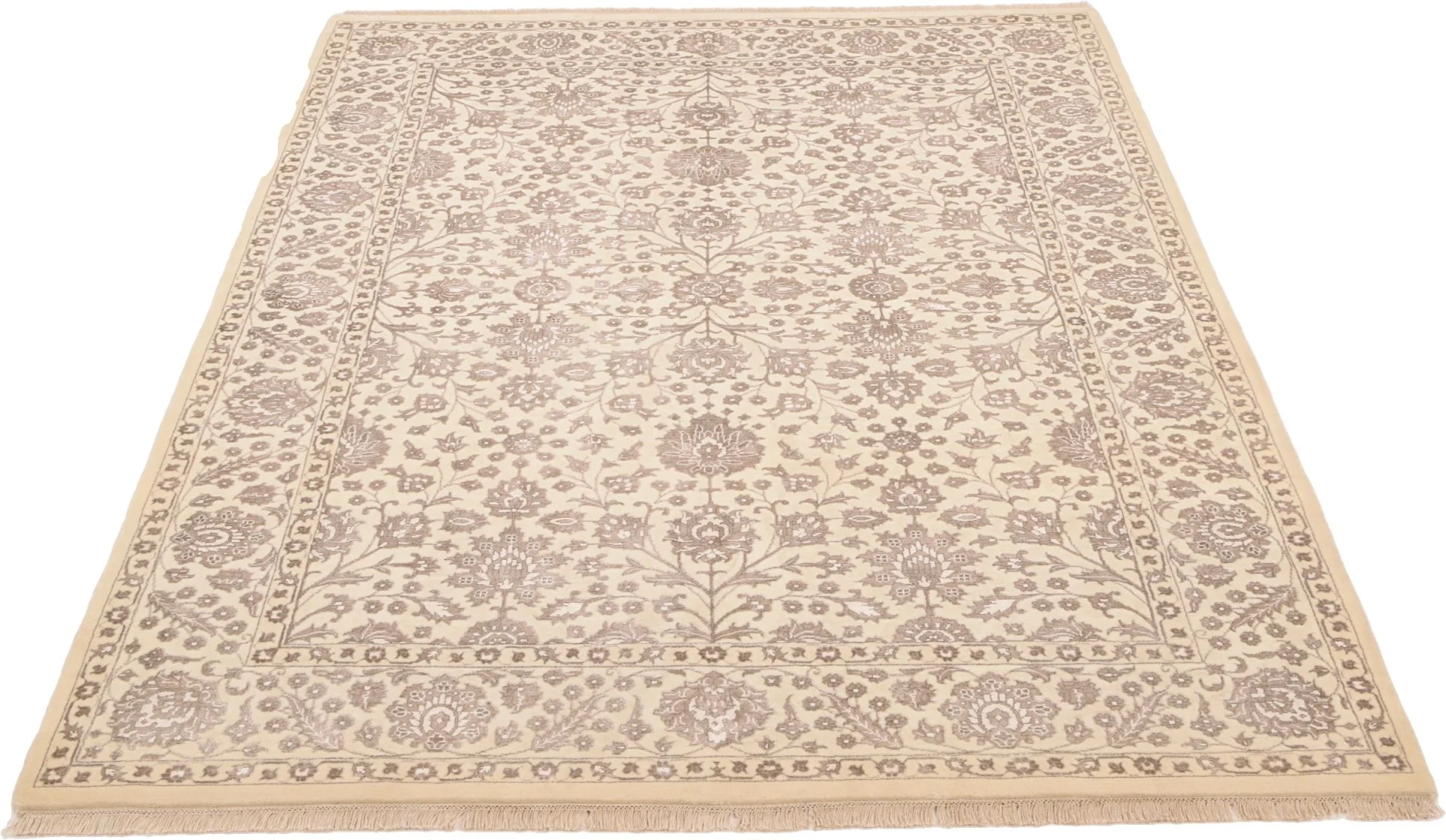 Alternative view of Hand-Knotted Tabriz Indian Rug, 170 × 240 cm
