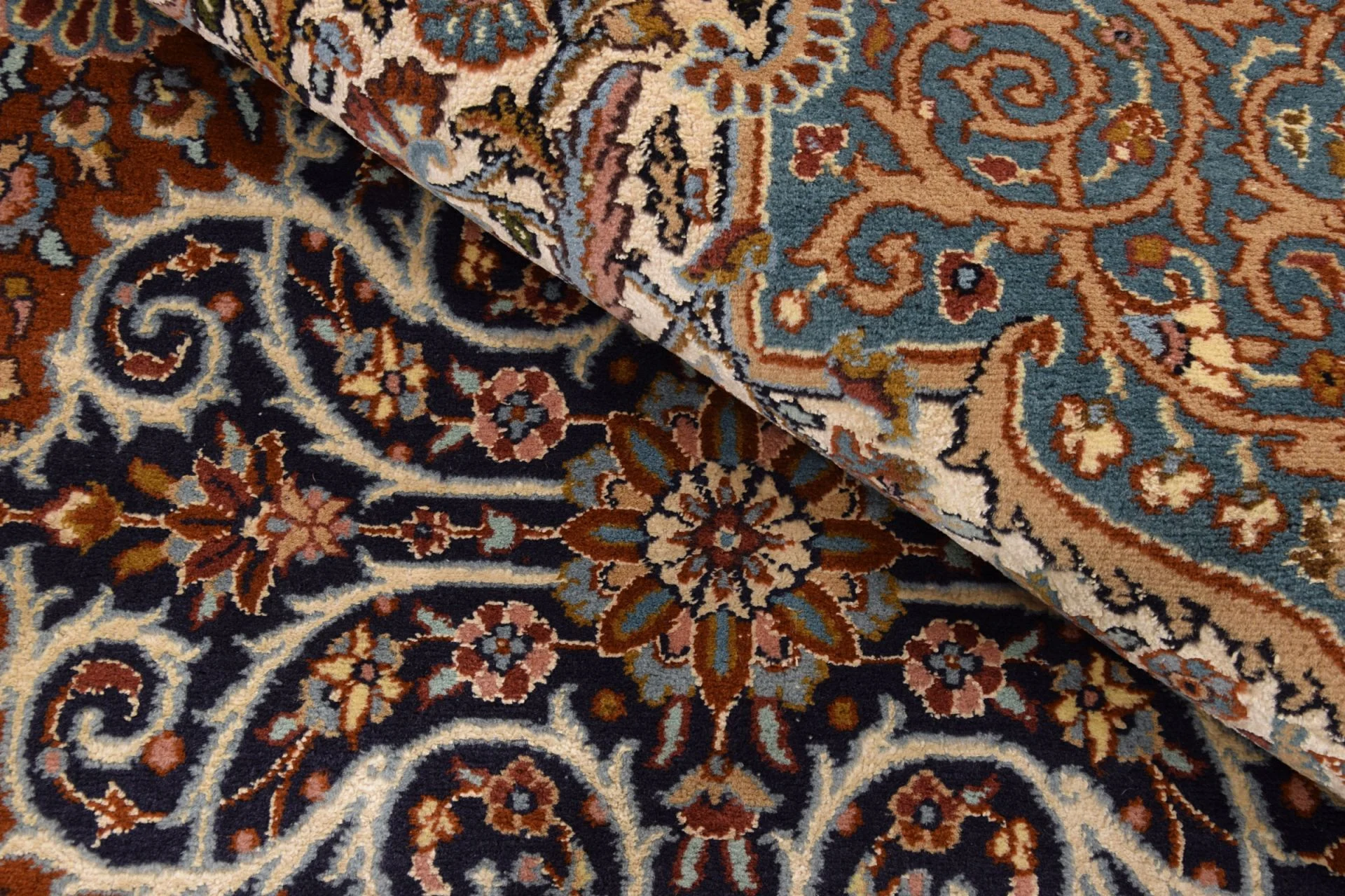 Tabriz Indian Rug 187 × 264 cm, hand-knotted - Image 4