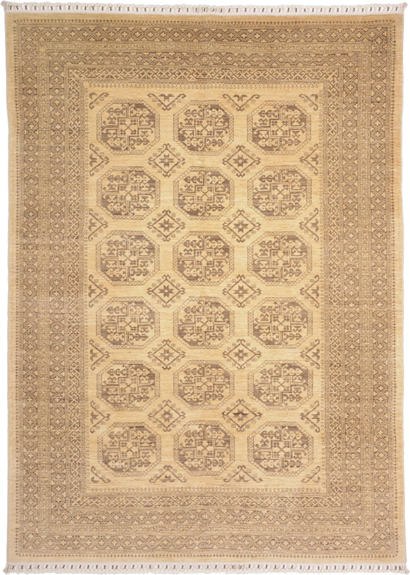 Samarkand Afghan Rug 171 × 237 cm in Wool, hand-knotted