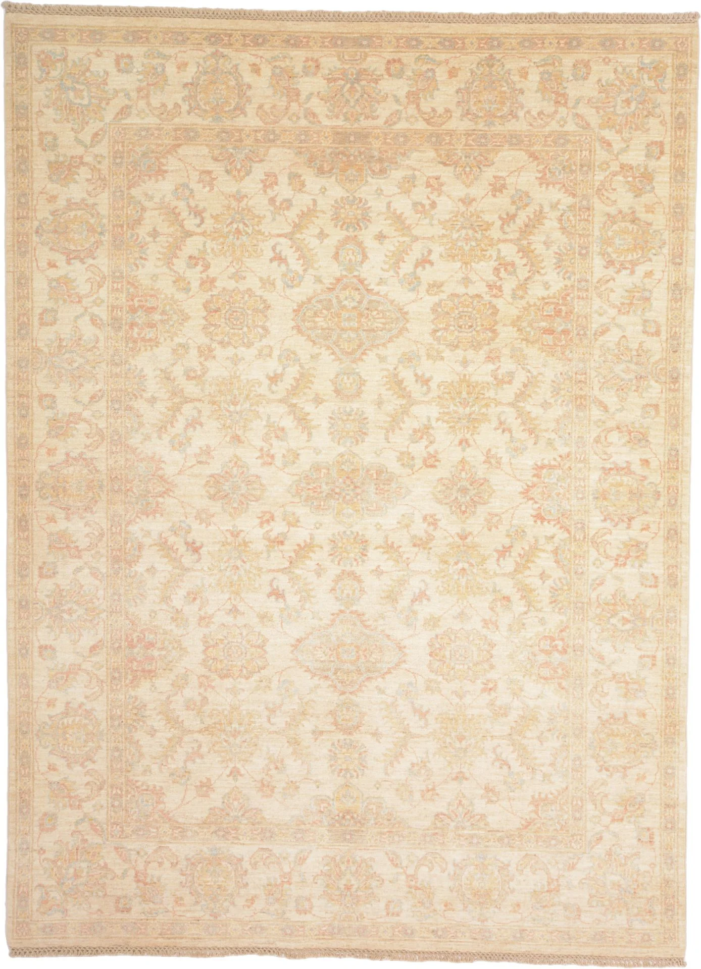 Hand-Knotted Ziegler Pakistani Rug, 178 × 242 cm, Wool