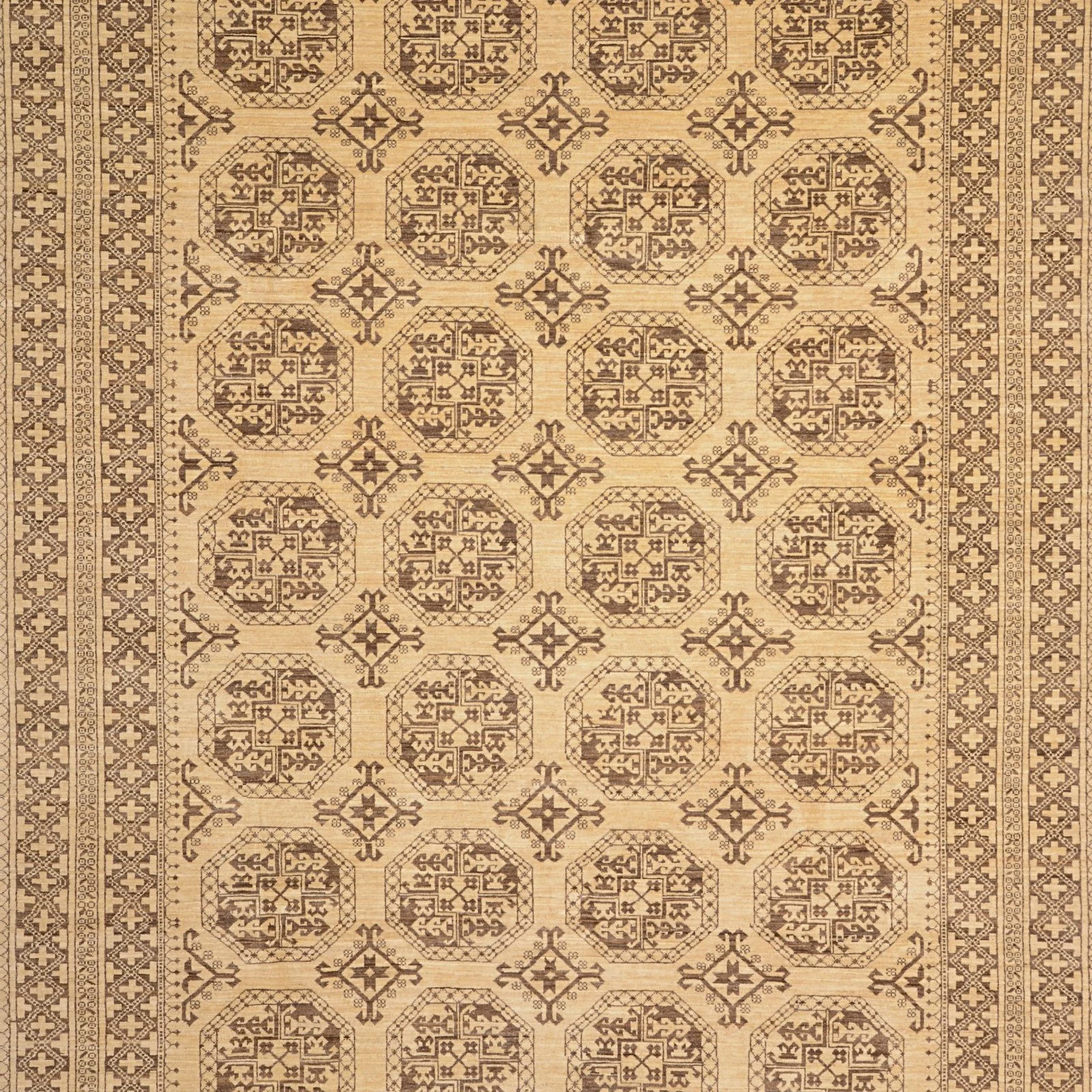 Alternative view of Samarkand Afghan Rug 211 × 288 cm in Wool, hand-knotted