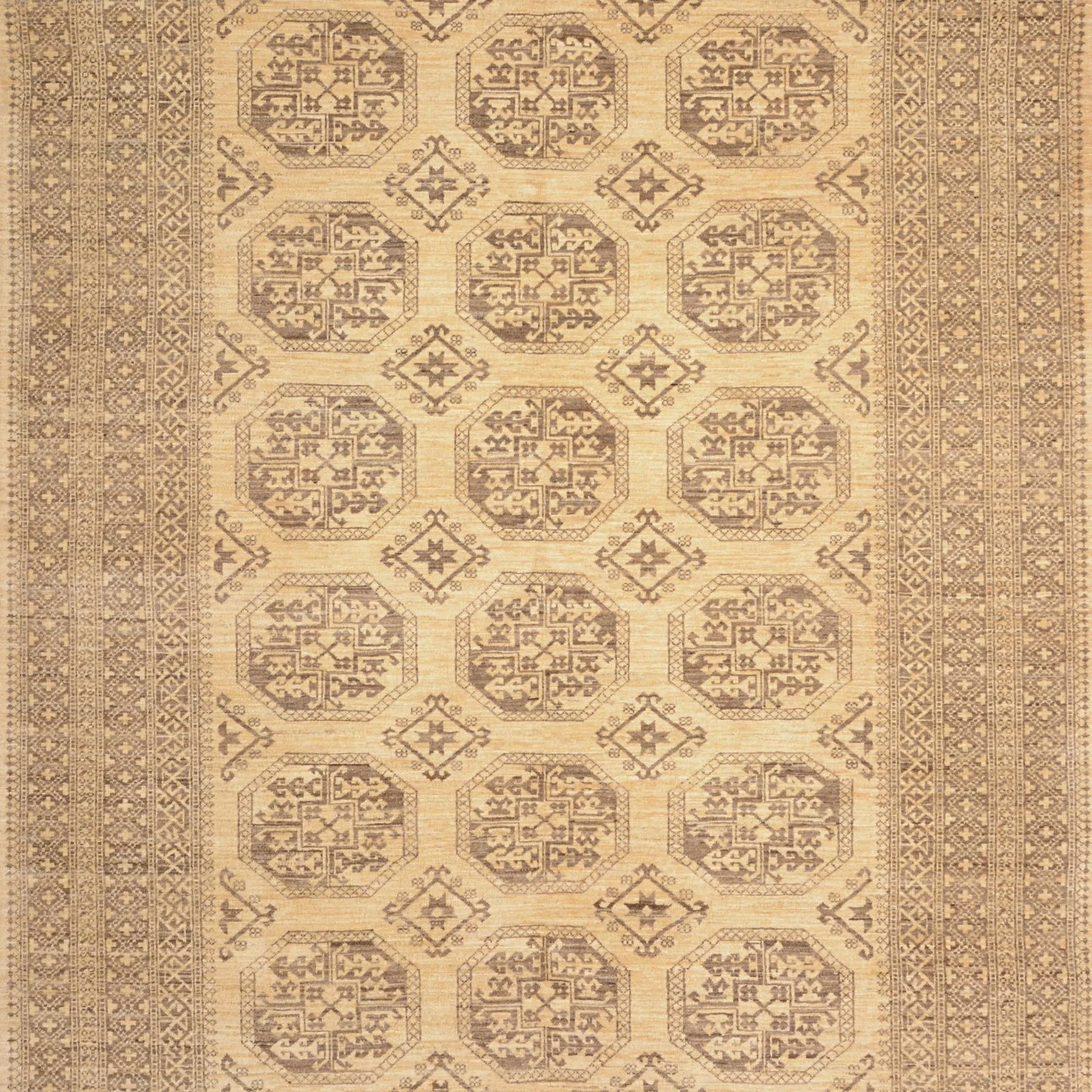 Alternative view of Samarkand Afghan Rug 171 × 237 cm in Wool, hand-knotted