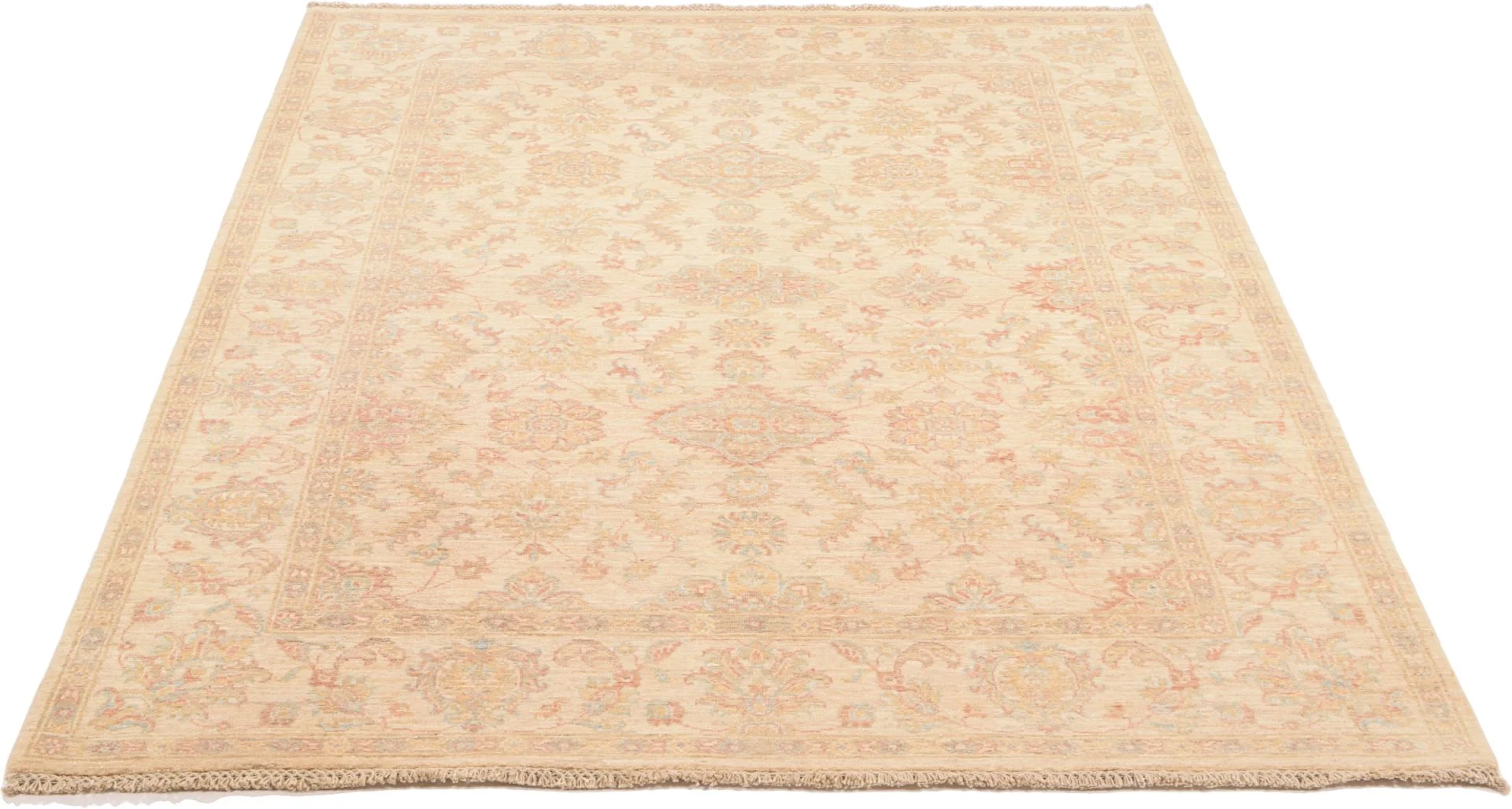 Hand-Knotted Ziegler Pakistani Rug, 178 × 242 cm, Wool - Image 4