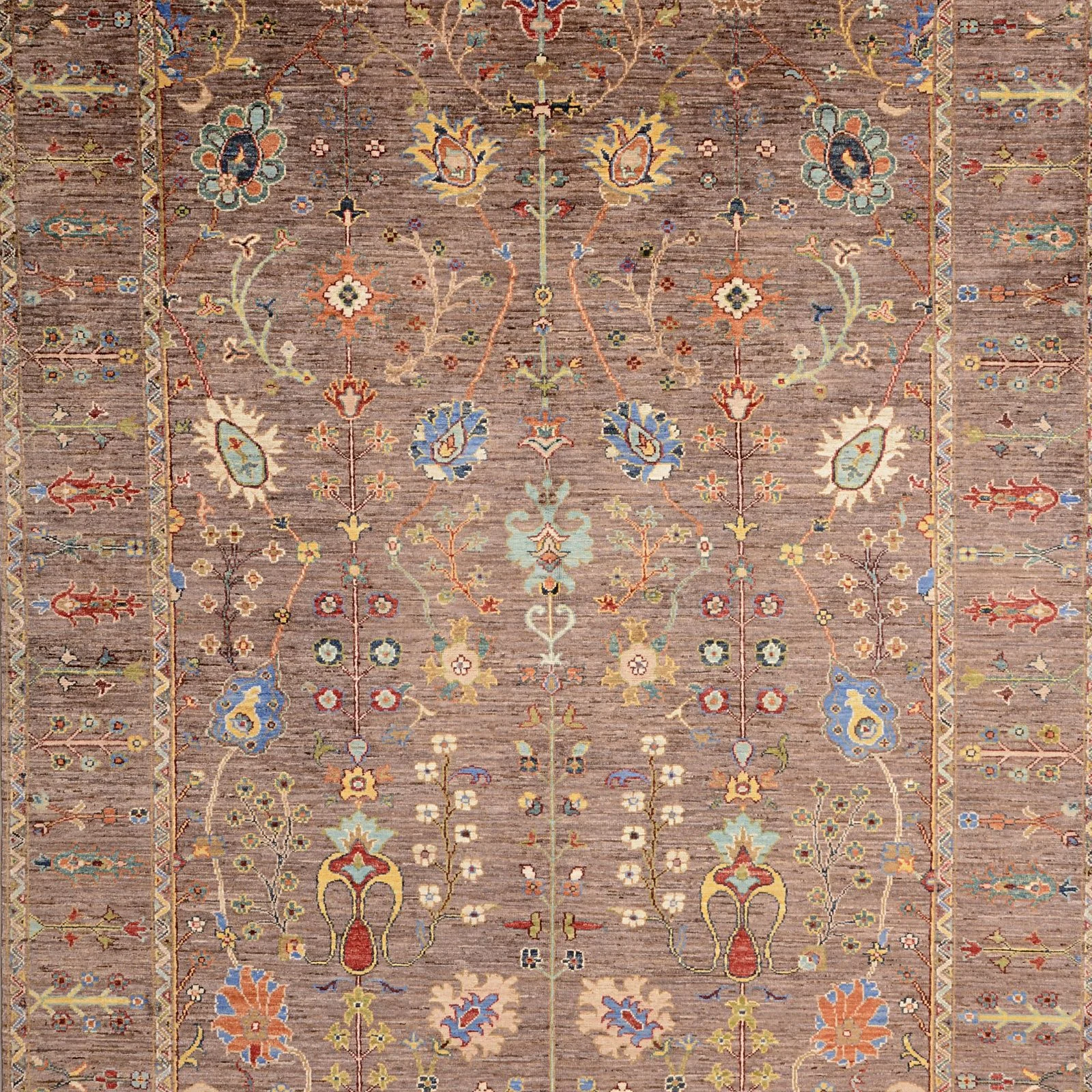 Alternative view of Hand-Knotted Samarkand Pakistani Rug, 174 × 239 cm, Wool