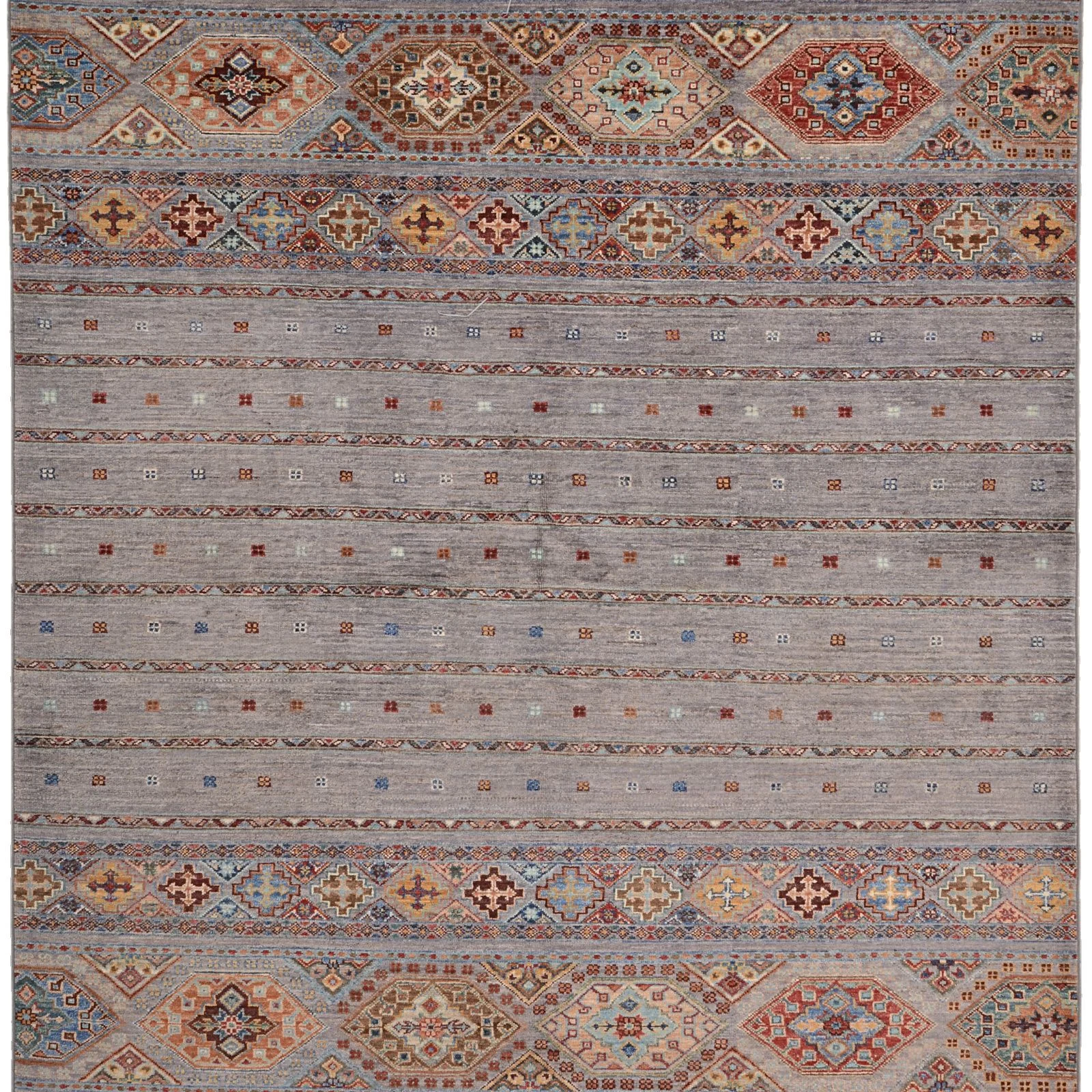 Alternative view of Wool Samarkand Pakistani Rug 168 × 244 cm, hand-knotted