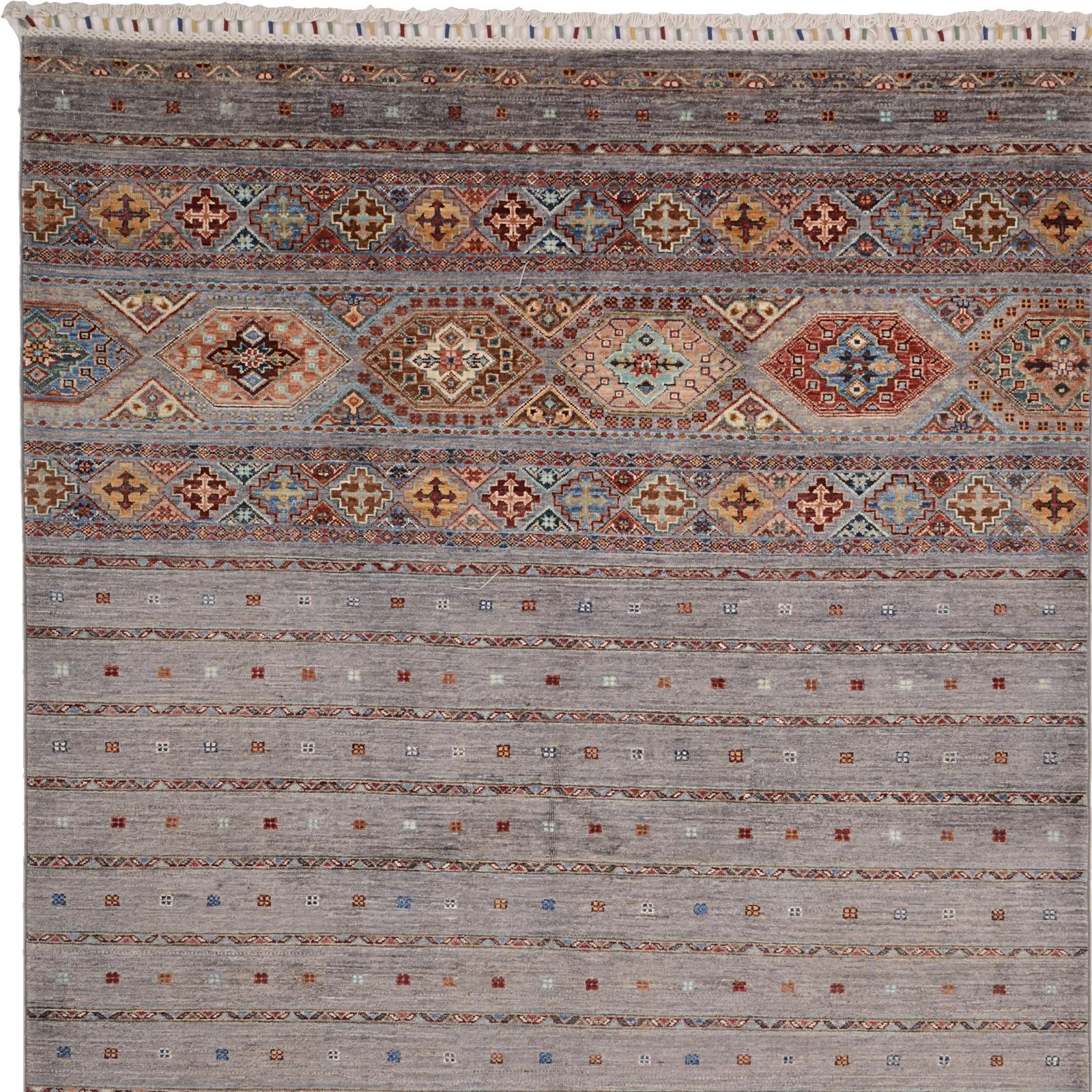 Wool Samarkand Pakistani Rug 168 × 244 cm, hand-knotted - Image 3