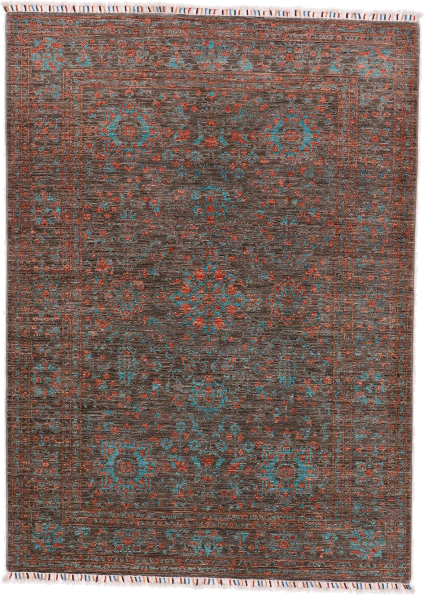 Samarkand Afghan Rug 171 × 236 cm in Wool, hand-knotted
