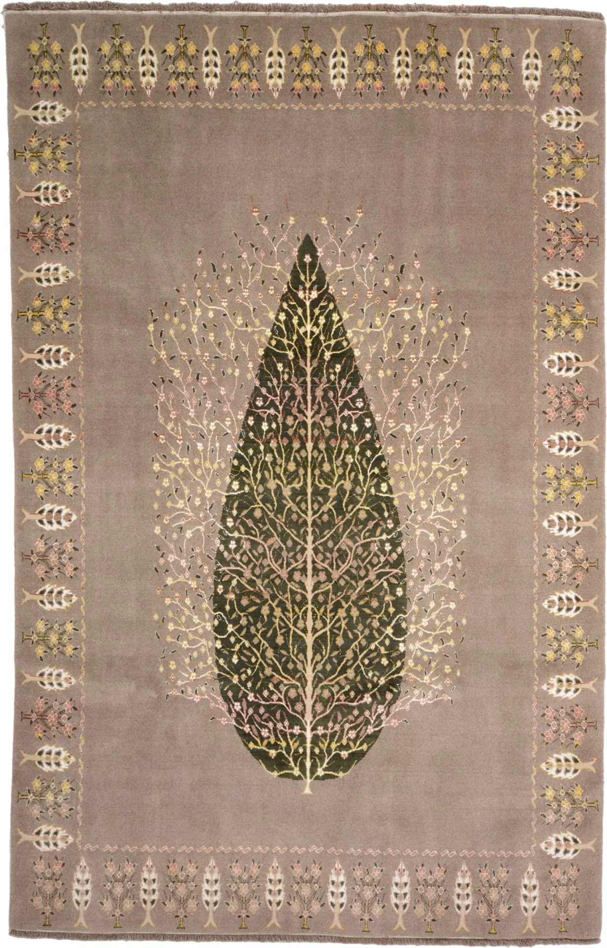 Wool Loribaft Indian Rug 196 × 302 cm, hand-knotted