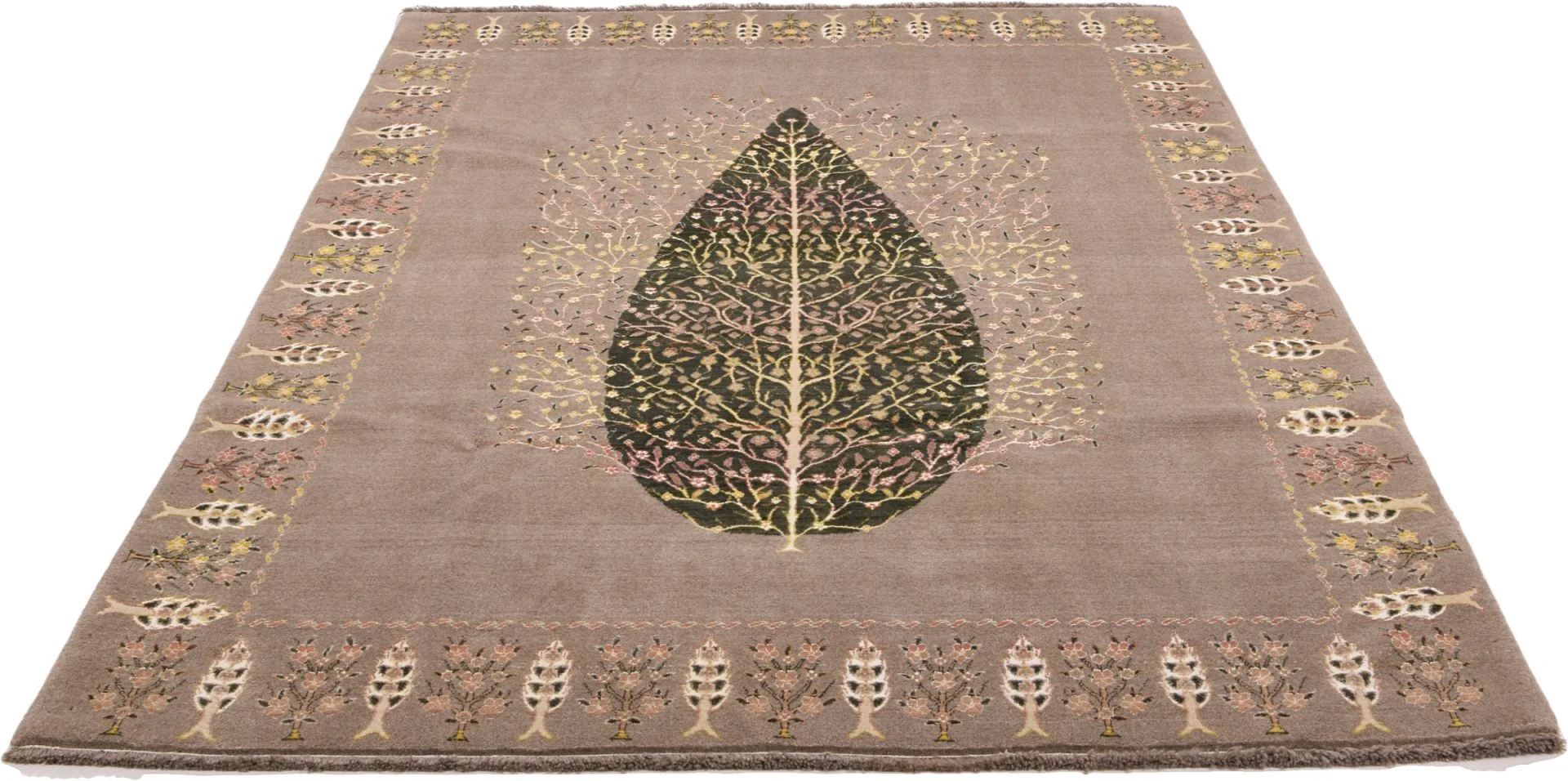 Alternative view of Wool Loribaft Indian Rug 196 × 302 cm, hand-knotted