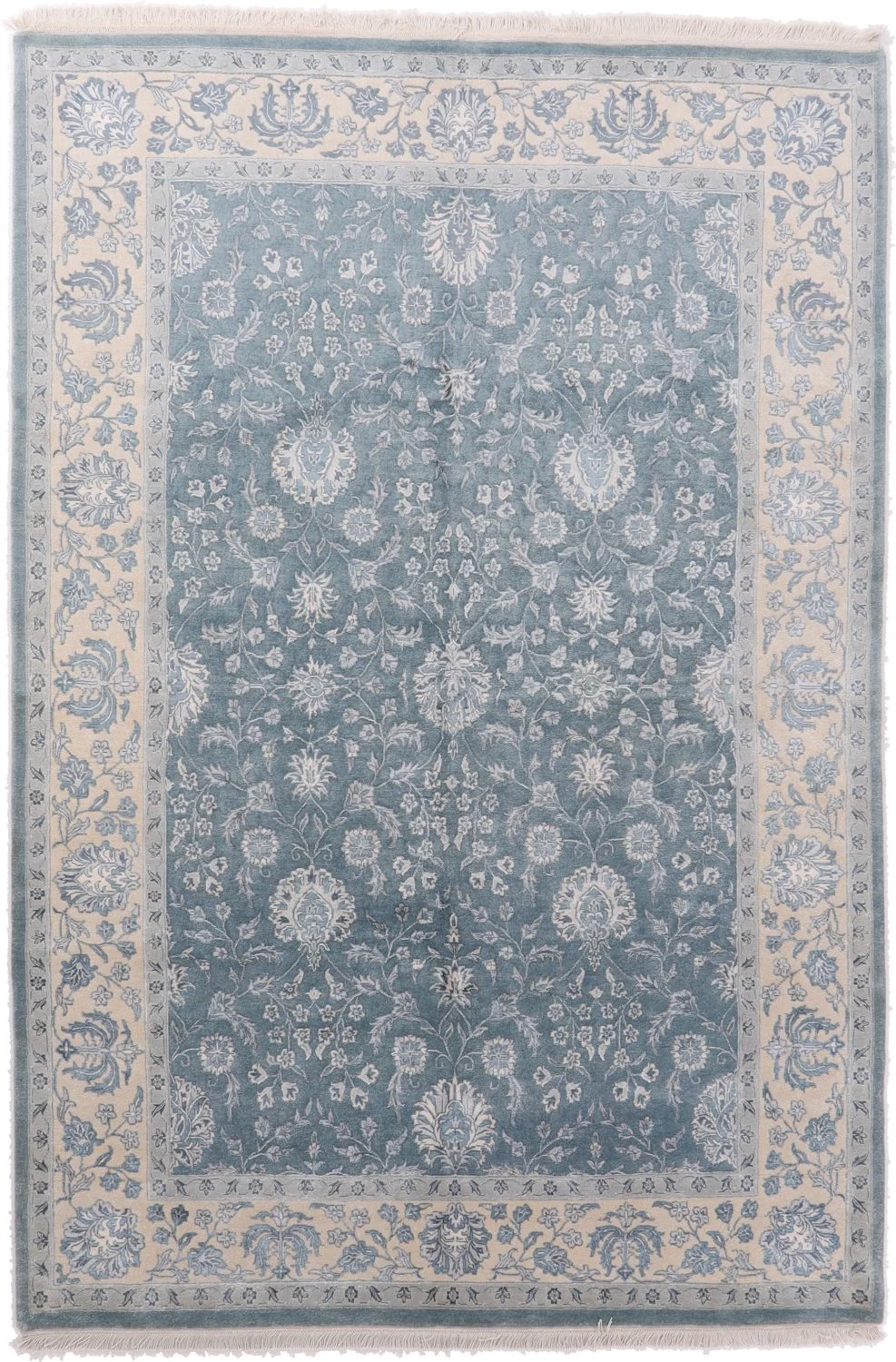 Hand-Knotted Indian Rug, 165 × 245 cm, Wool