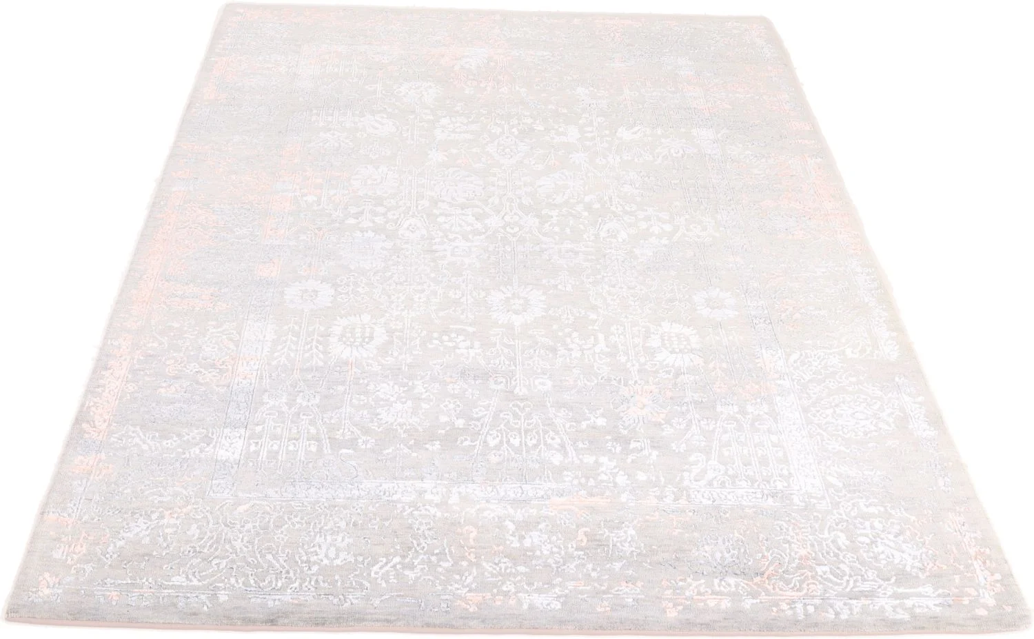 Alternative view of Hand-Knotted Indian Rug, 169 × 237 cm, Wool