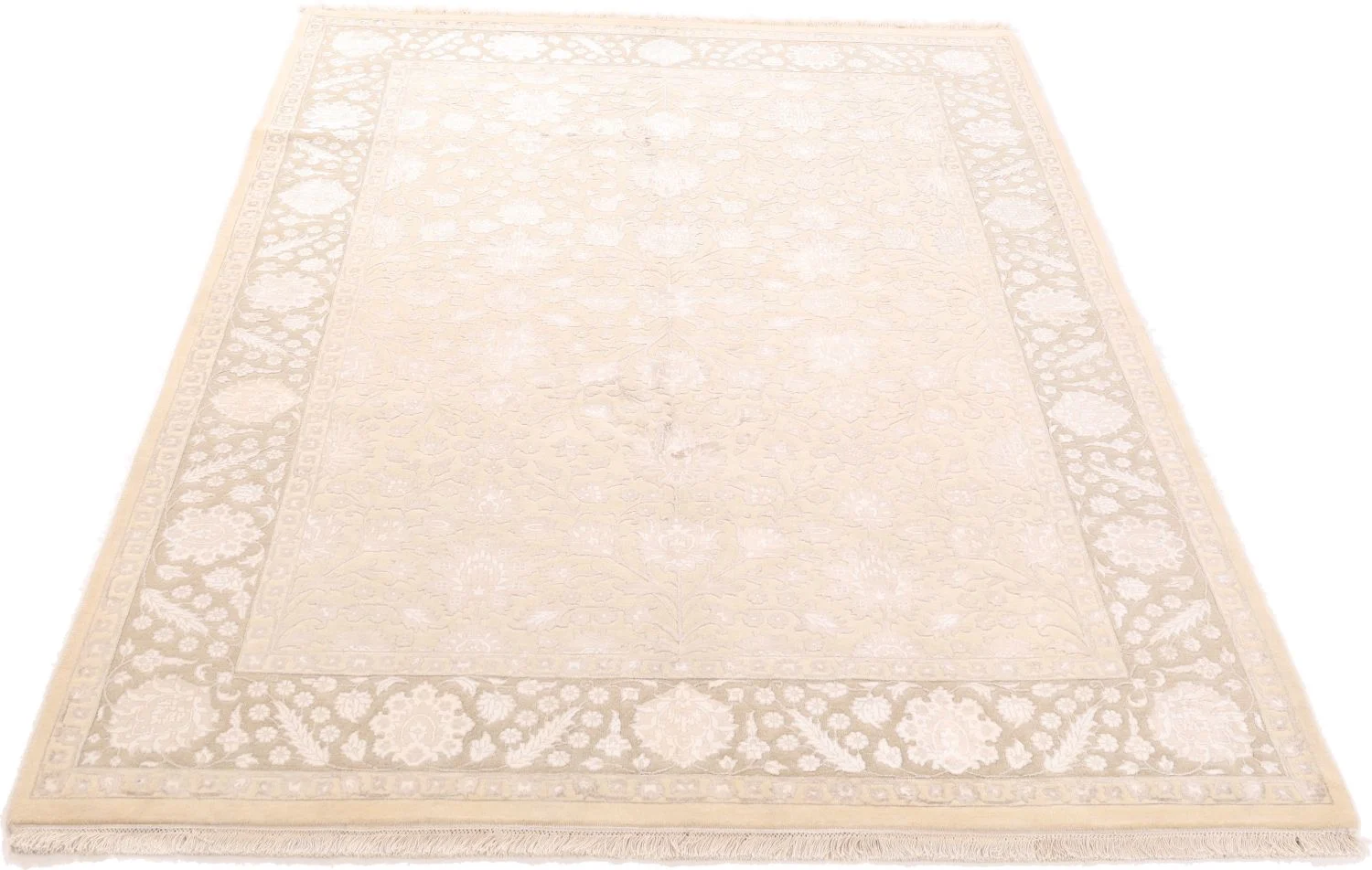 Hand-Knotted Indian Rug, 169 × 243 cm, Wool - Image 3