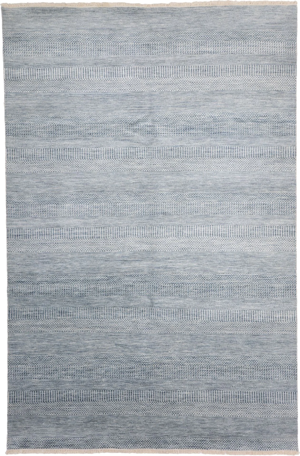 Hand-Knotted Indian Rug, 198 × 299 cm, Wool