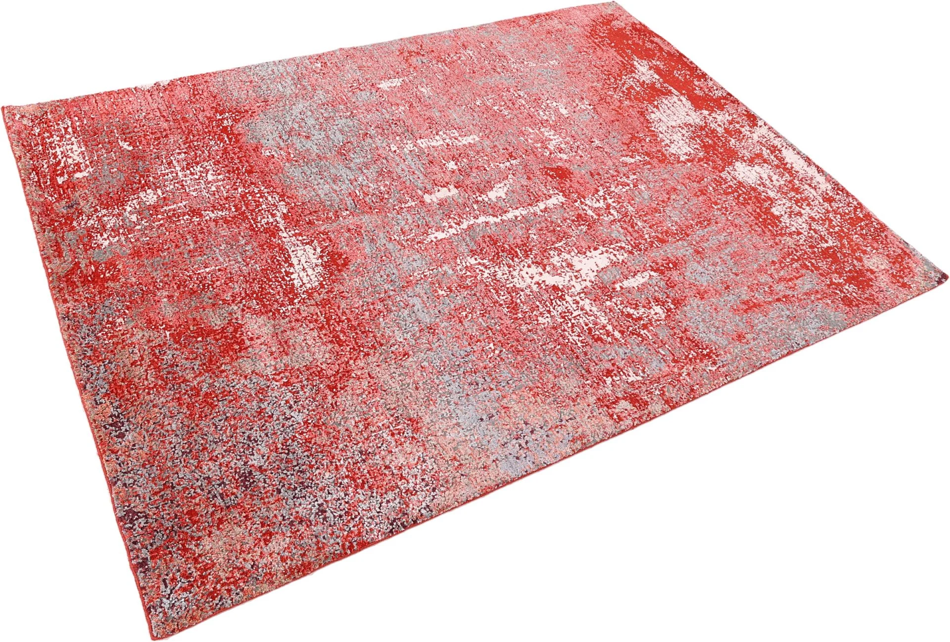 Alternative view of Hand-Knotted Indian Rug, 178 × 242 cm, Wool & Silk