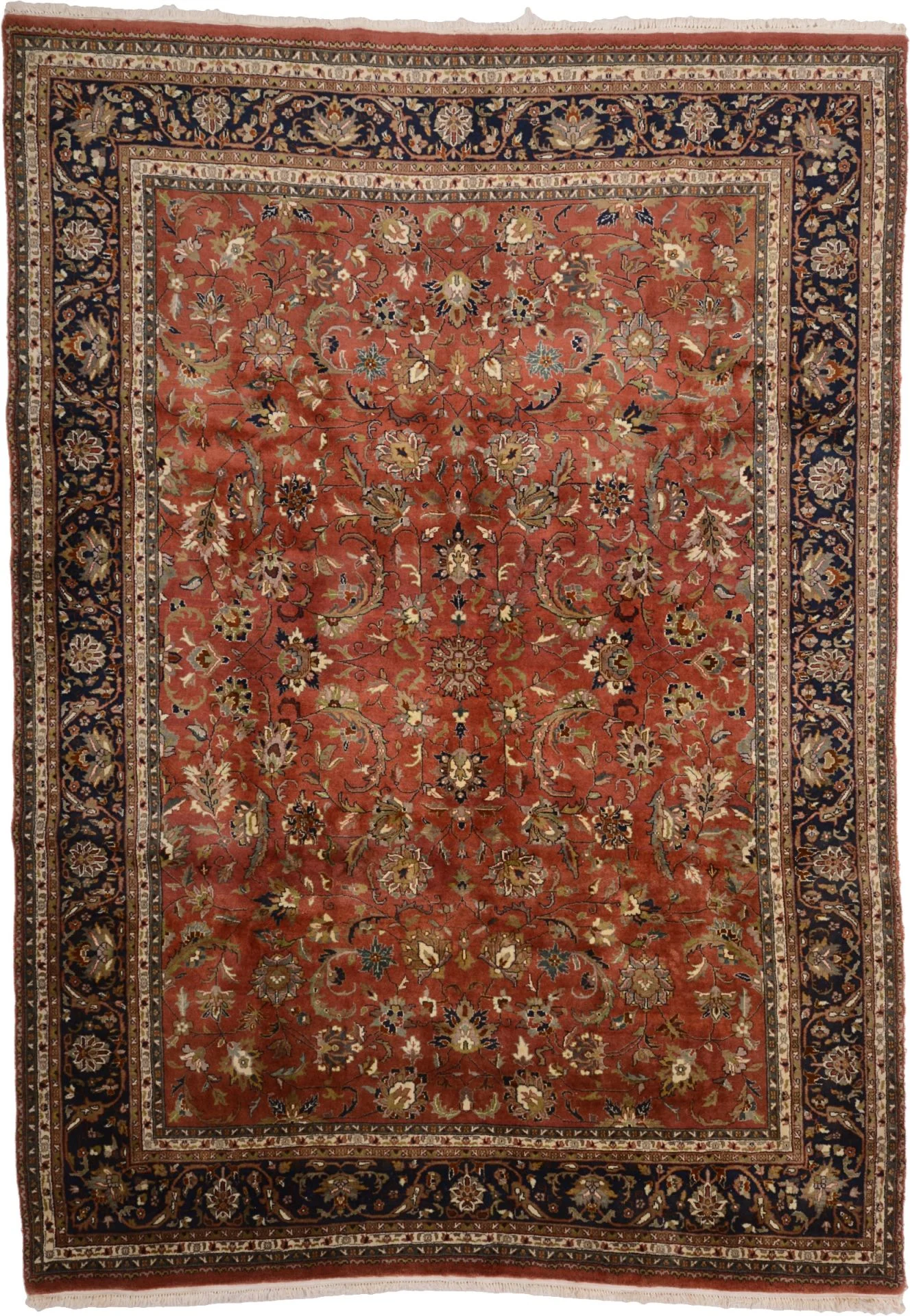 Sarouk Indian Rug 230 × 325 cm in Wool, hand-knotted