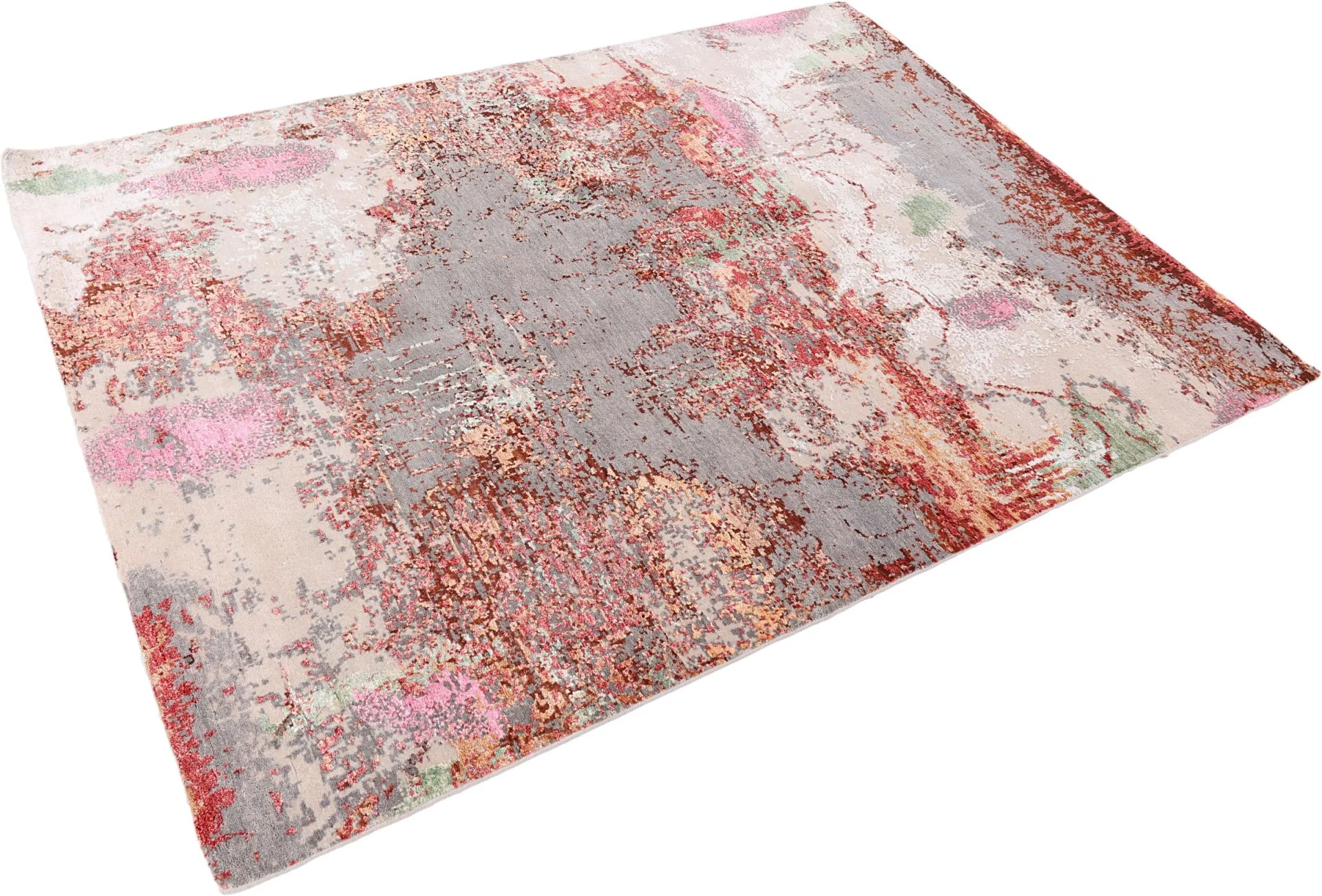 Alternative view of Indian Rug 178 × 244 cm in Wool & Silk, hand-knotted