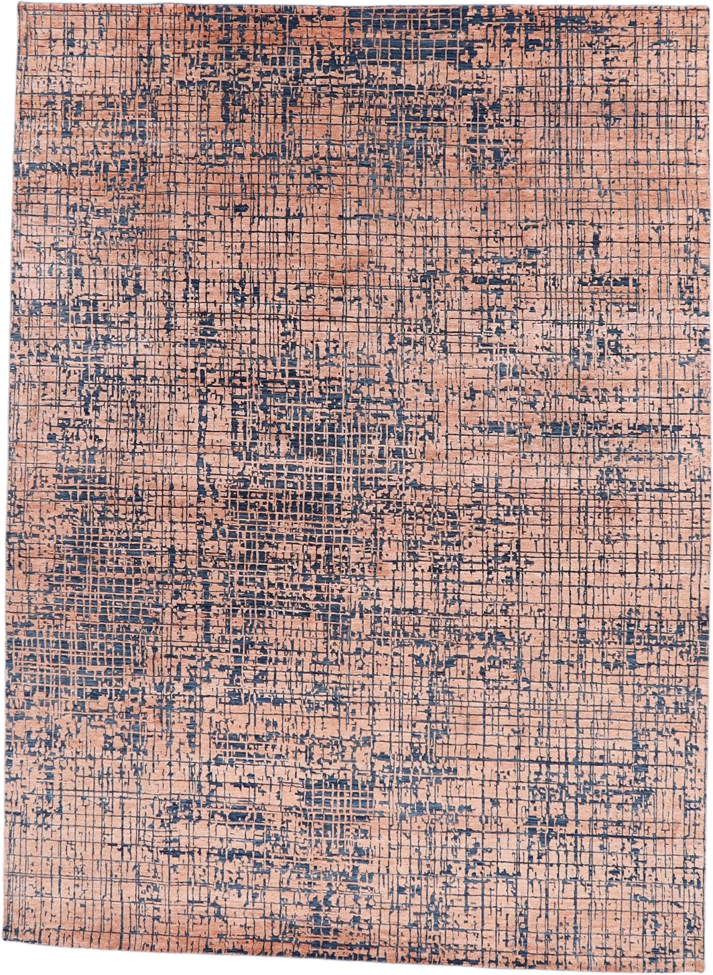 Hand-Knotted Indian Rug, 273 × 372 cm, Wool & Silk