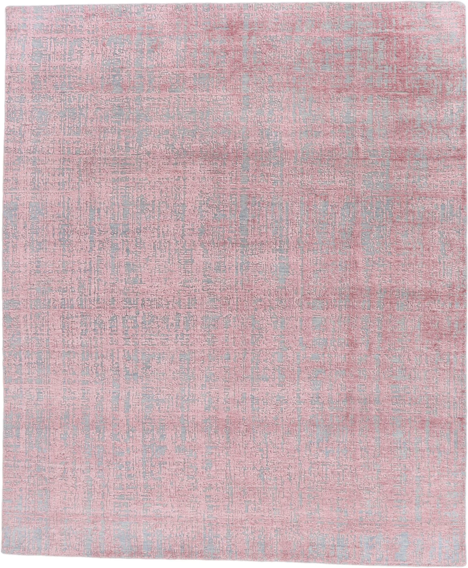 Hand-Knotted Indian Rug, 241 × 290 cm, Wool & Silk