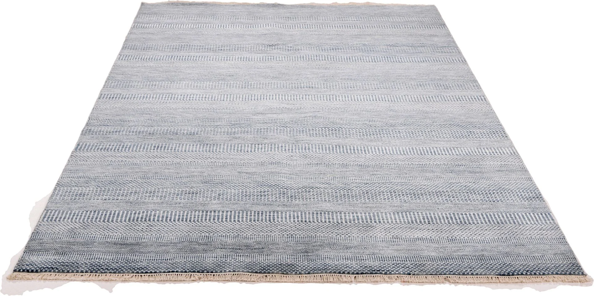 Alternative view of Hand-Knotted Indian Rug, 198 × 299 cm, Wool