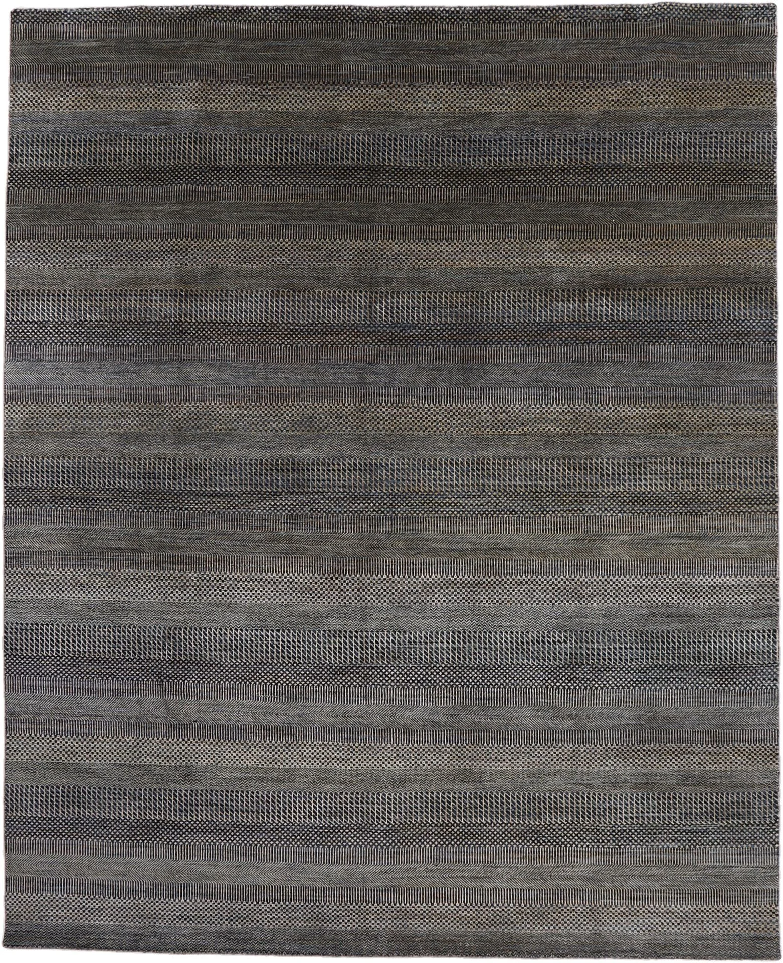 Indian Rug 247 × 303 cm in Wool & Silk, hand-knotted