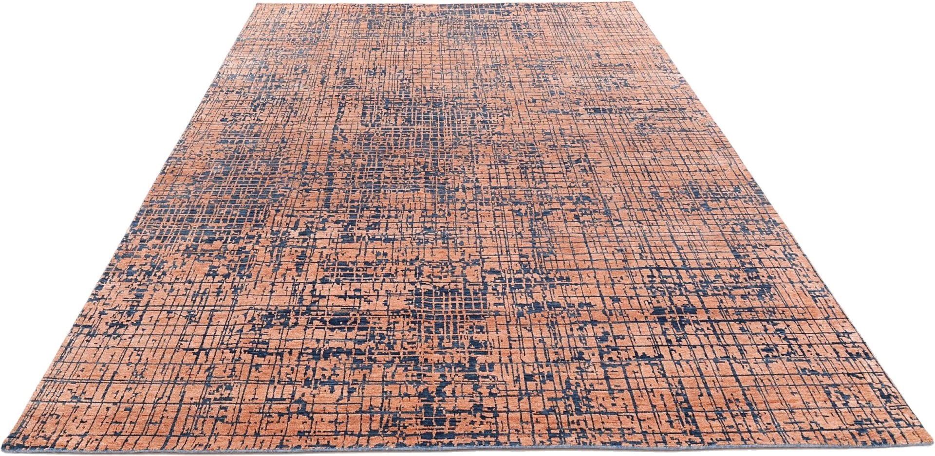 Alternative view of Hand-Knotted Indian Rug, 273 × 372 cm, Wool & Silk