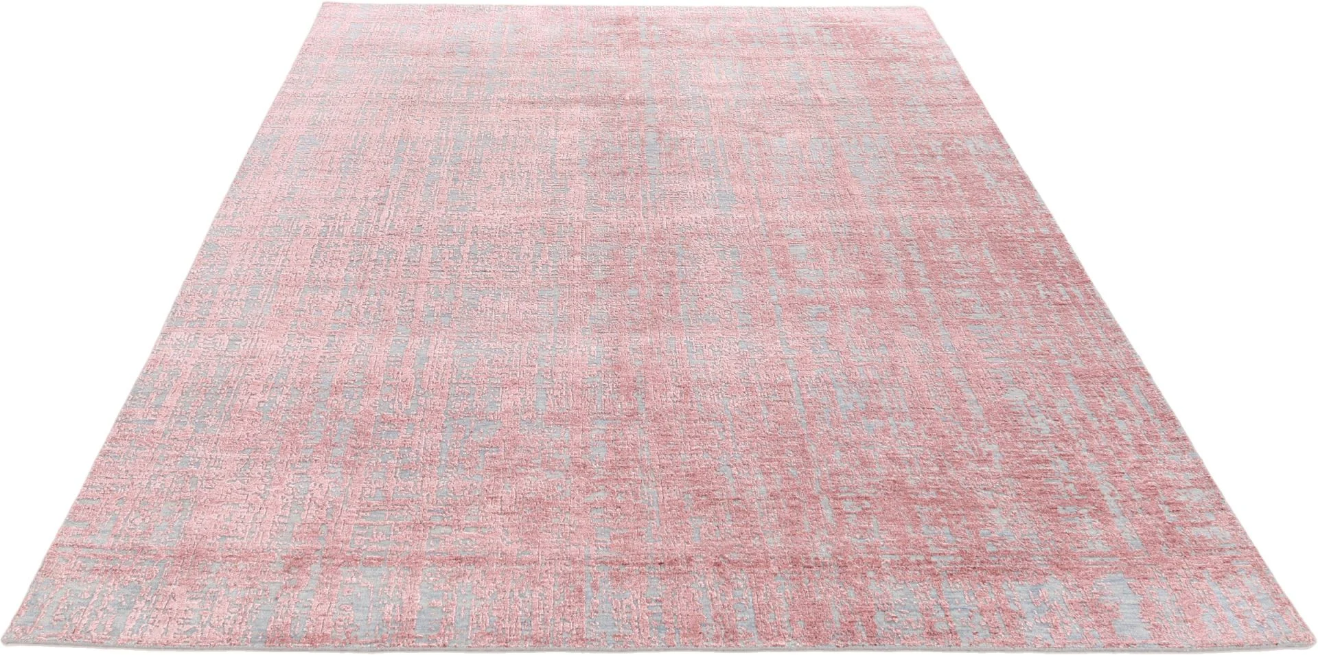 Alternative view of Hand-Knotted Indian Rug, 241 × 290 cm, Wool & Silk