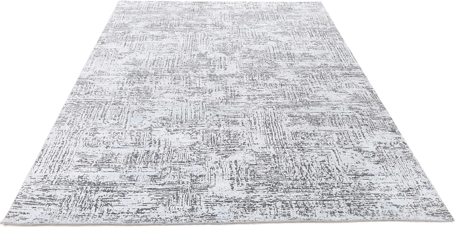 Alternative view of Wool & Silk Indian Rug 241 × 305 cm, hand-knotted