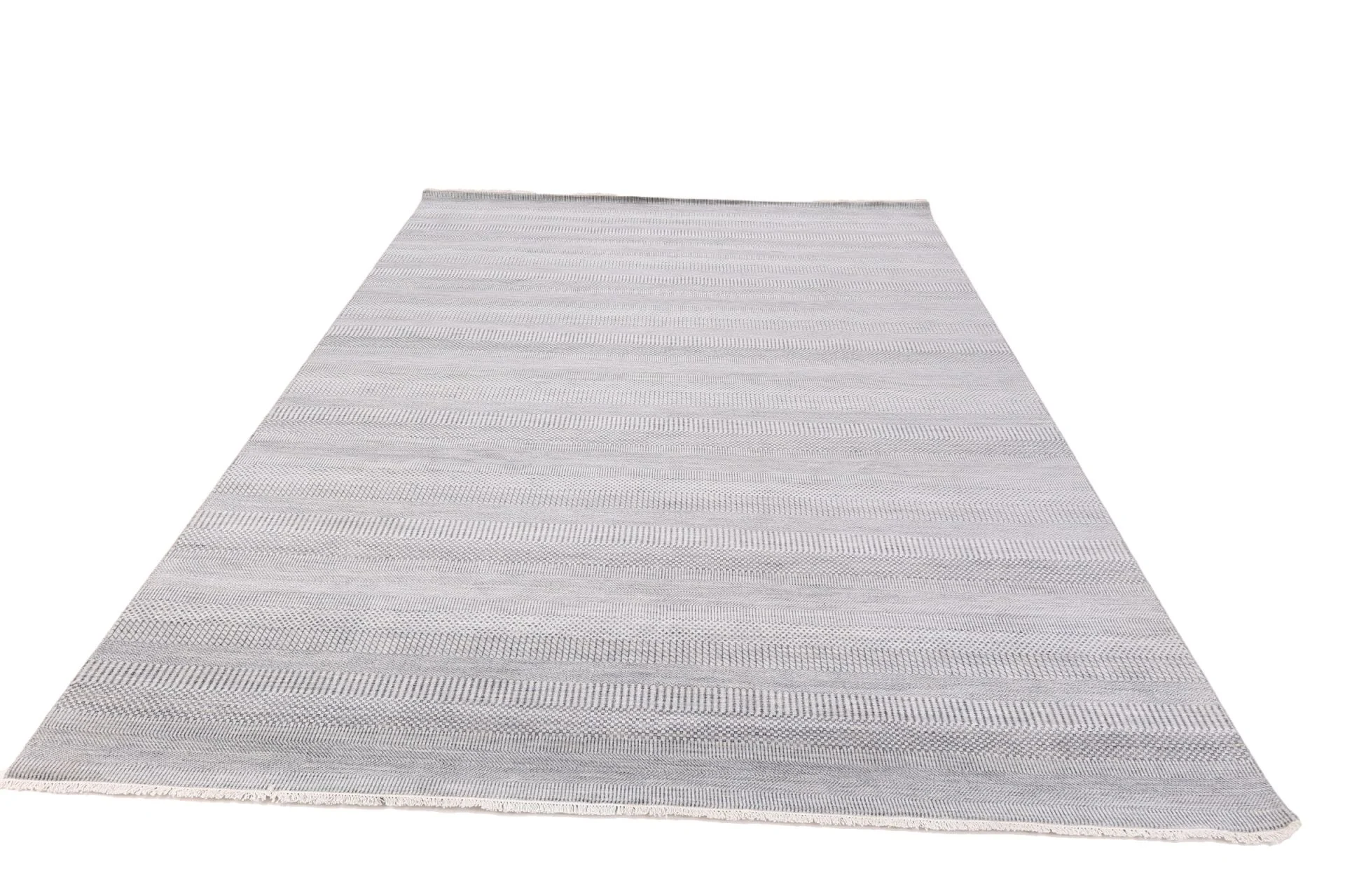 Wool & Silk Indian Rug 274 × 372 cm, hand-knotted - Image 3
