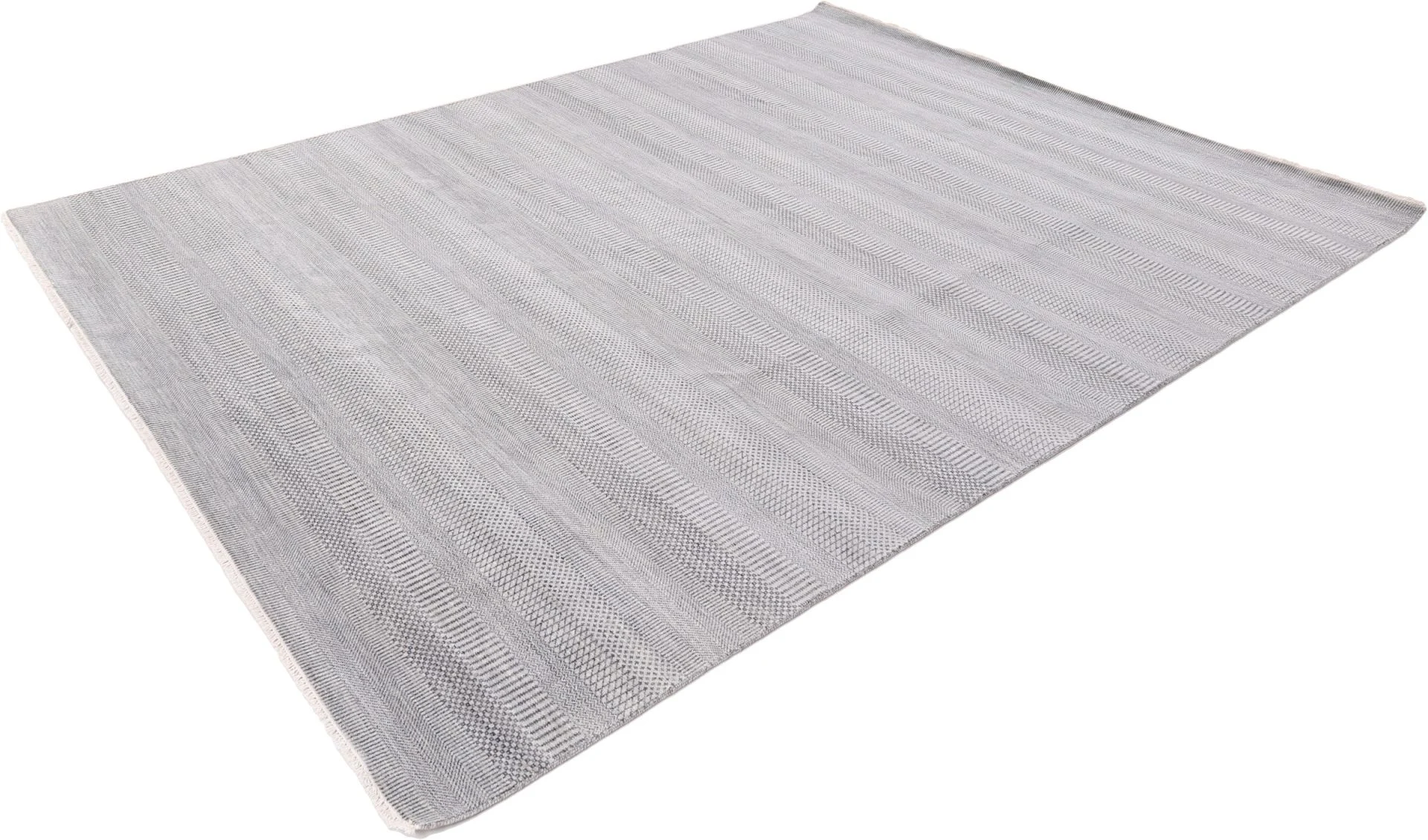 Wool & Silk Indian Rug 274 × 372 cm, hand-knotted - Image 4