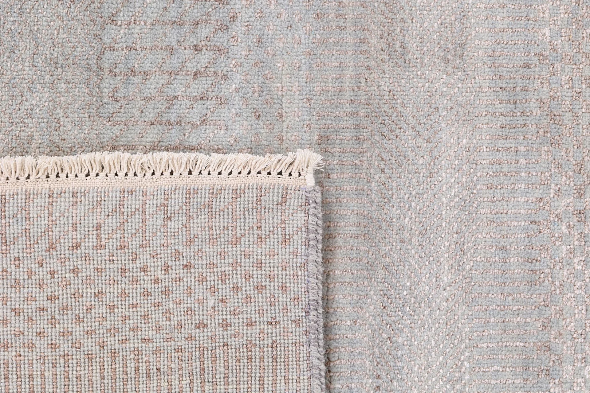 Wool & Silk Indian Rug 280 × 368 cm, hand-knotted - Image 7