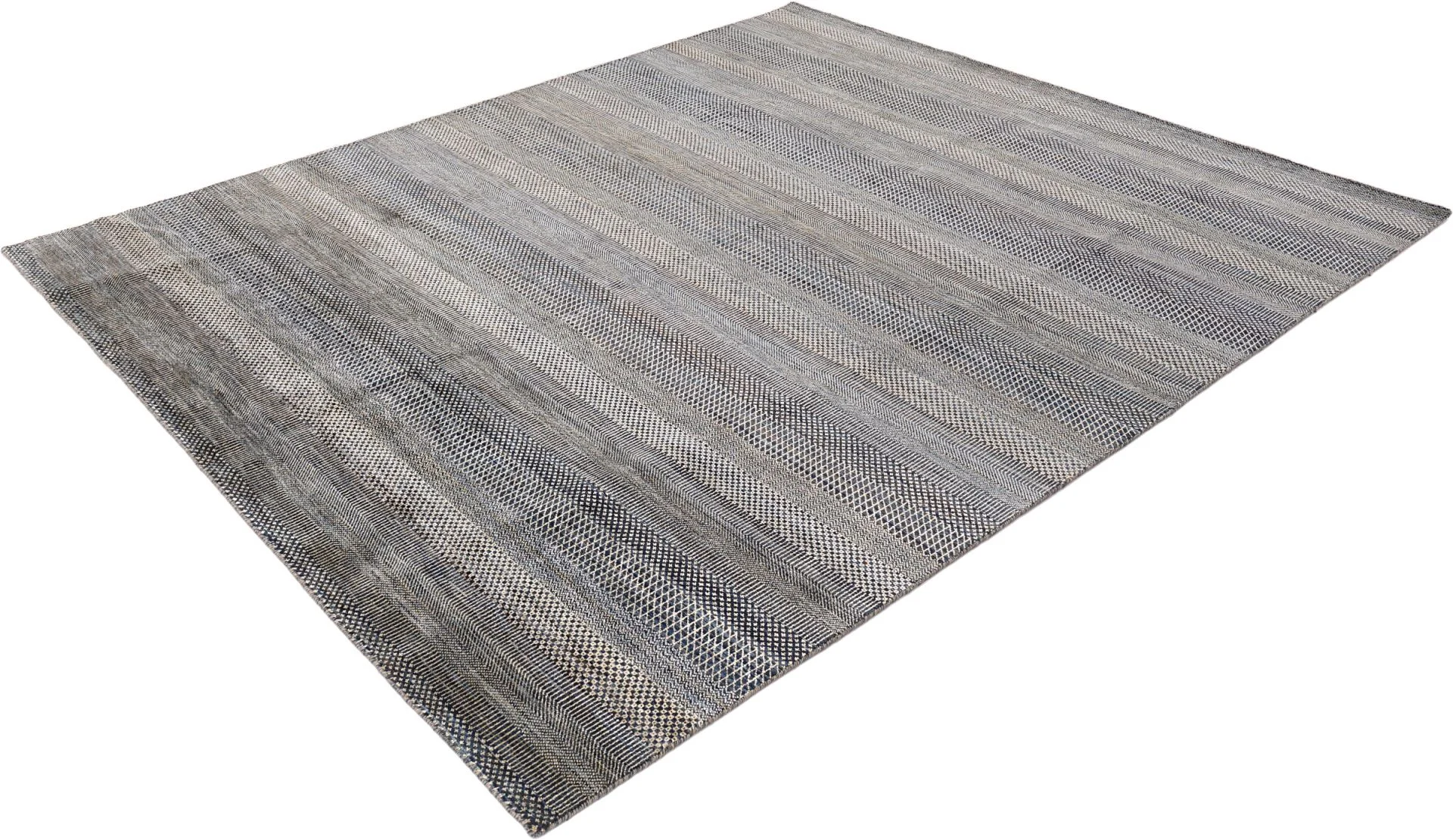 Indian Rug 247 × 303 cm in Wool & Silk, hand-knotted - Image 4
