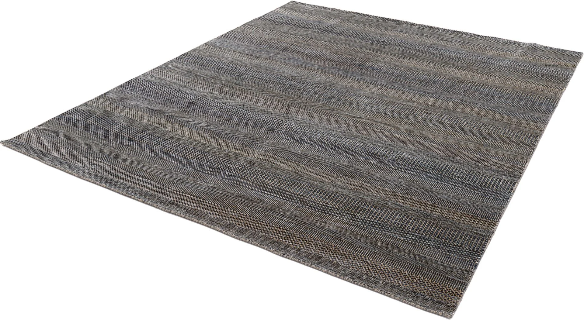 Indian Rug 247 × 303 cm in Wool & Silk, hand-knotted - Image 5