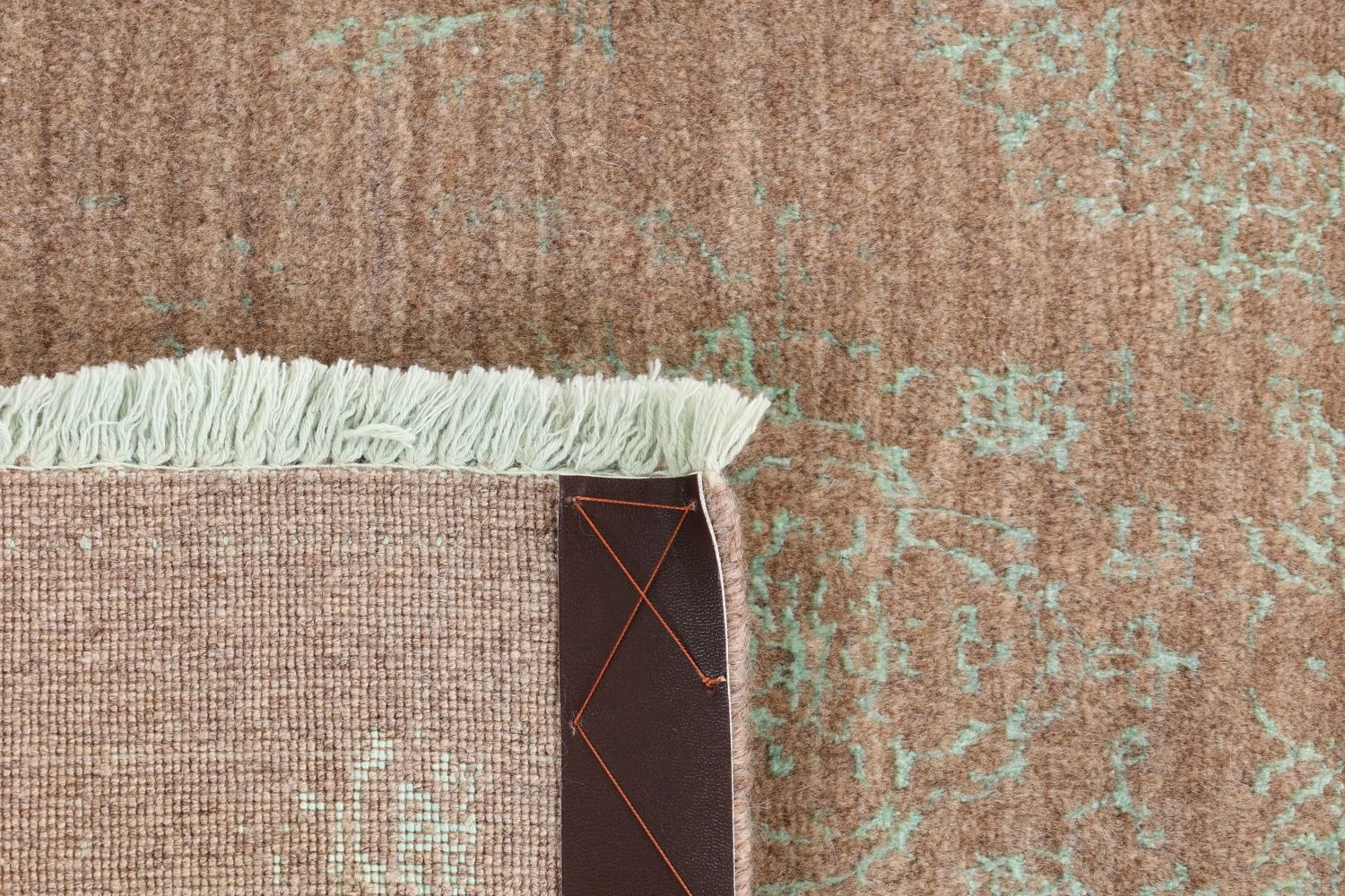 Hand-Knotted Indian Rug, 160 × 225 cm, Wool & Silk - Image 7