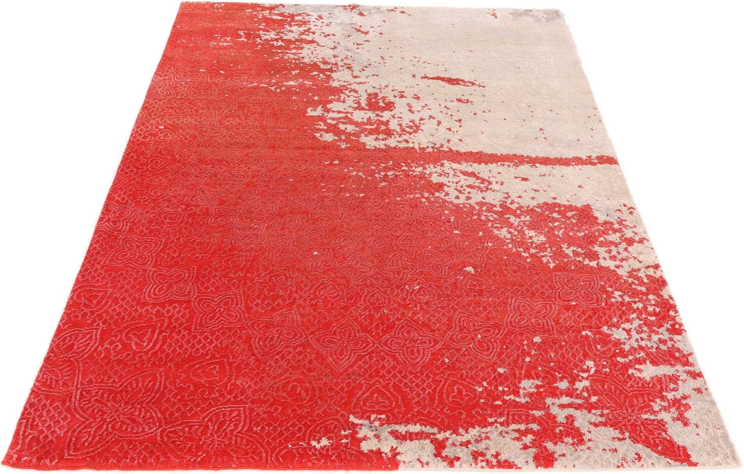 Alternative view of Indian Rug 167 × 244 cm in Wool & Silk, hand-knotted