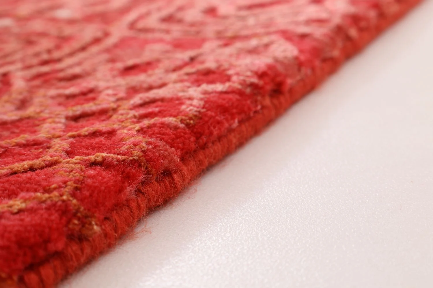 Indian Rug 167 × 244 cm in Wool & Silk, hand-knotted - Image 6