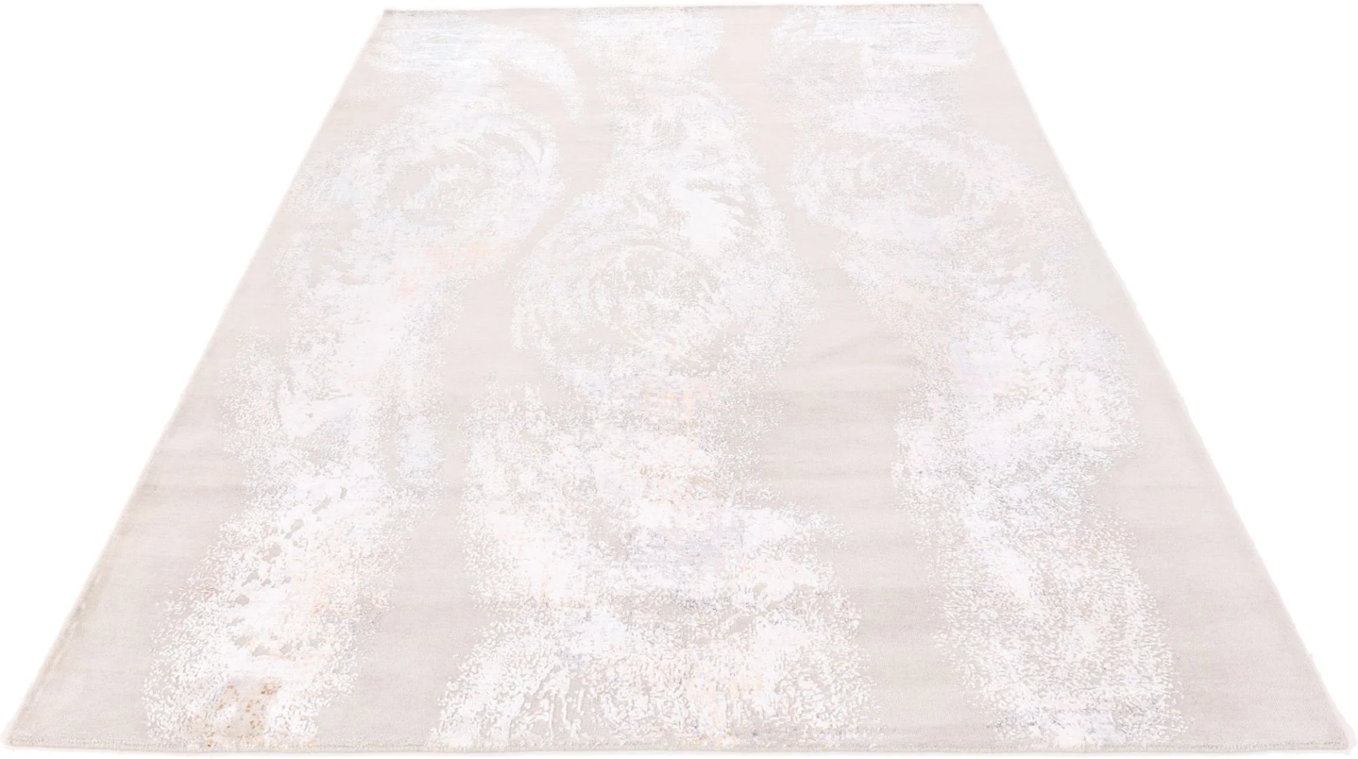 Wool & Silk Indian Rug 309 × 202 cm, hand-knotted - Image 3