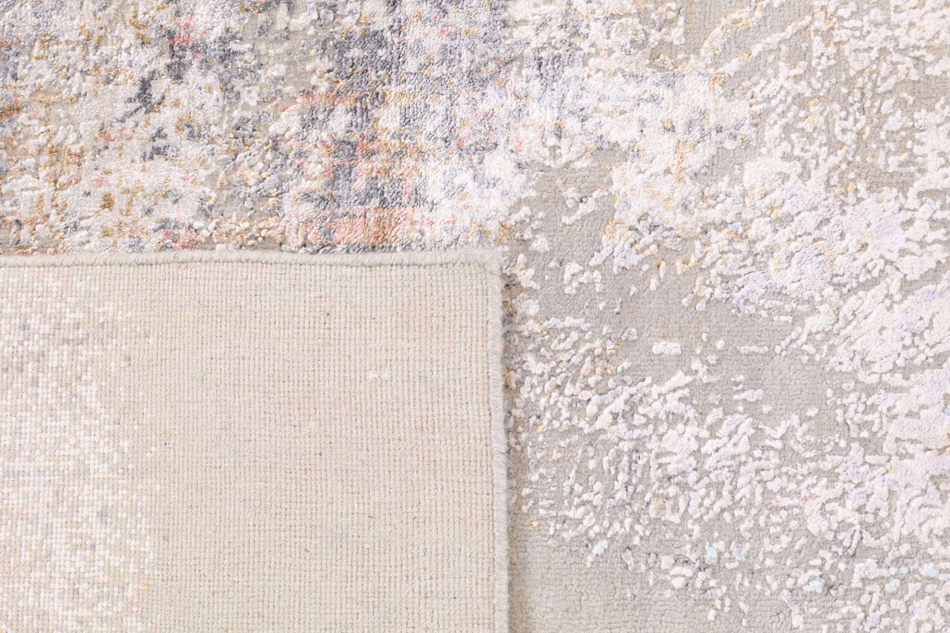 Wool & Silk Indian Rug 309 × 202 cm, hand-knotted - Image 7