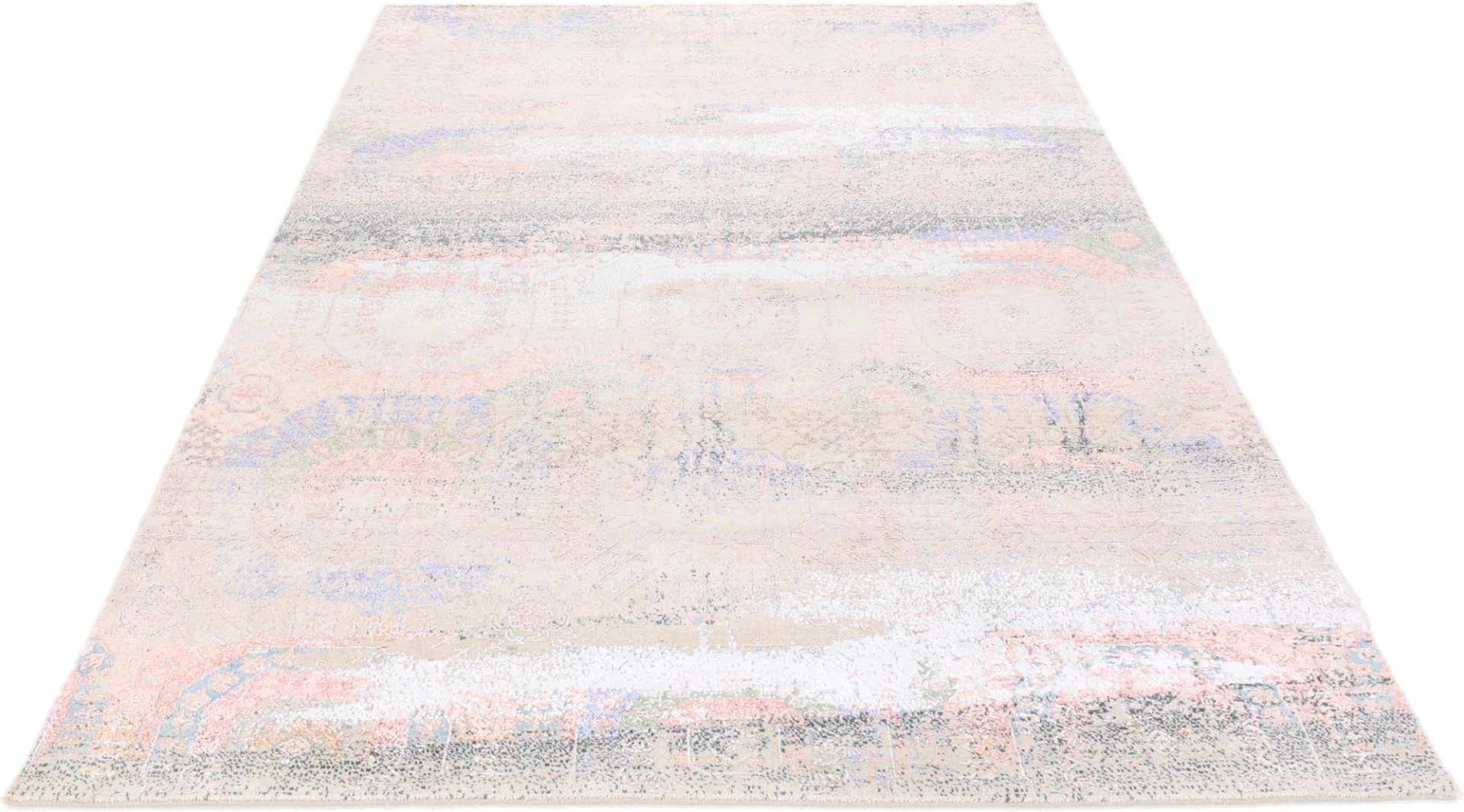 Wool & Silk Indian Rug 297 × 203 cm, hand-knotted - Image 3