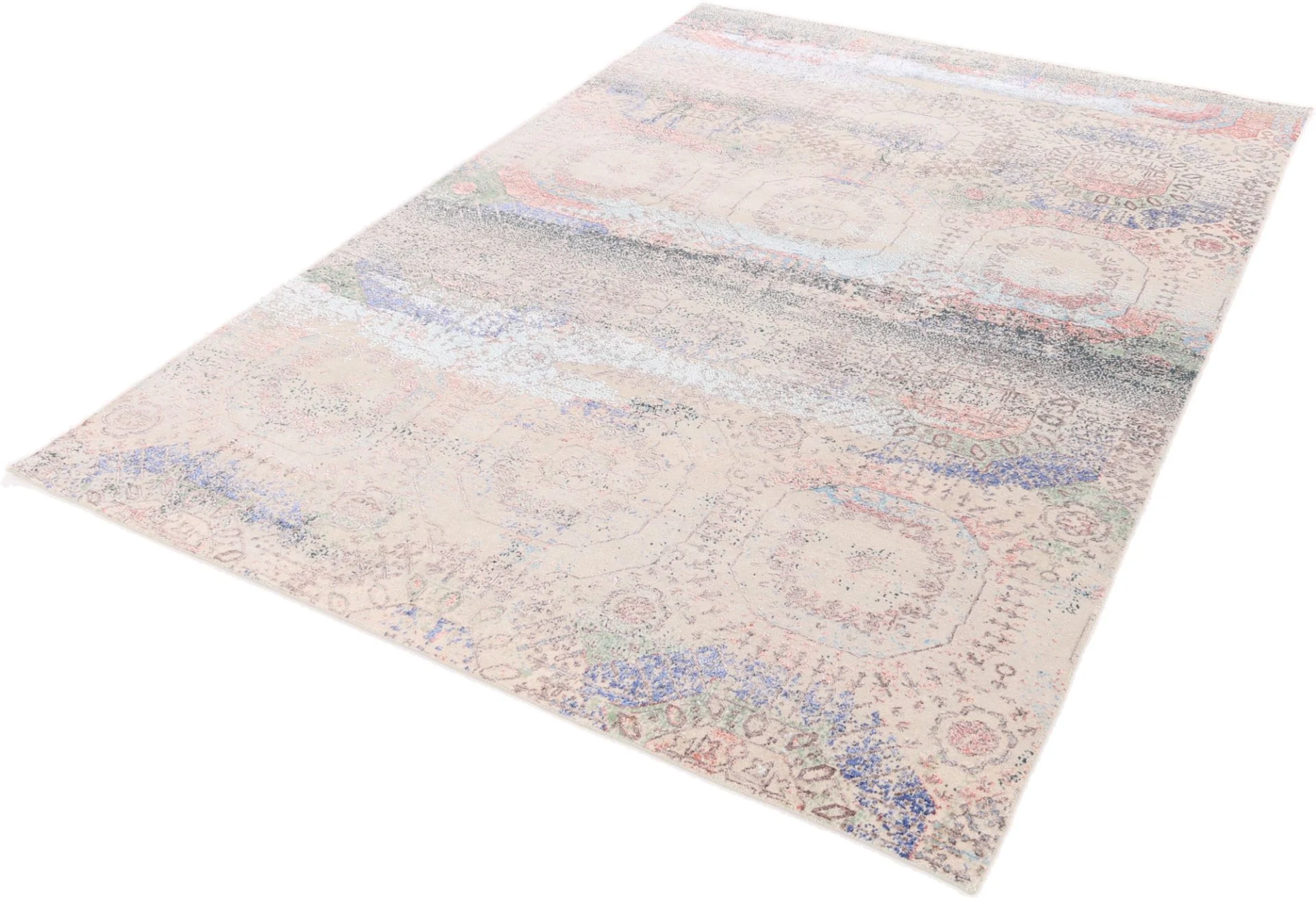 Wool & Silk Indian Rug 297 × 203 cm, hand-knotted - Image 5