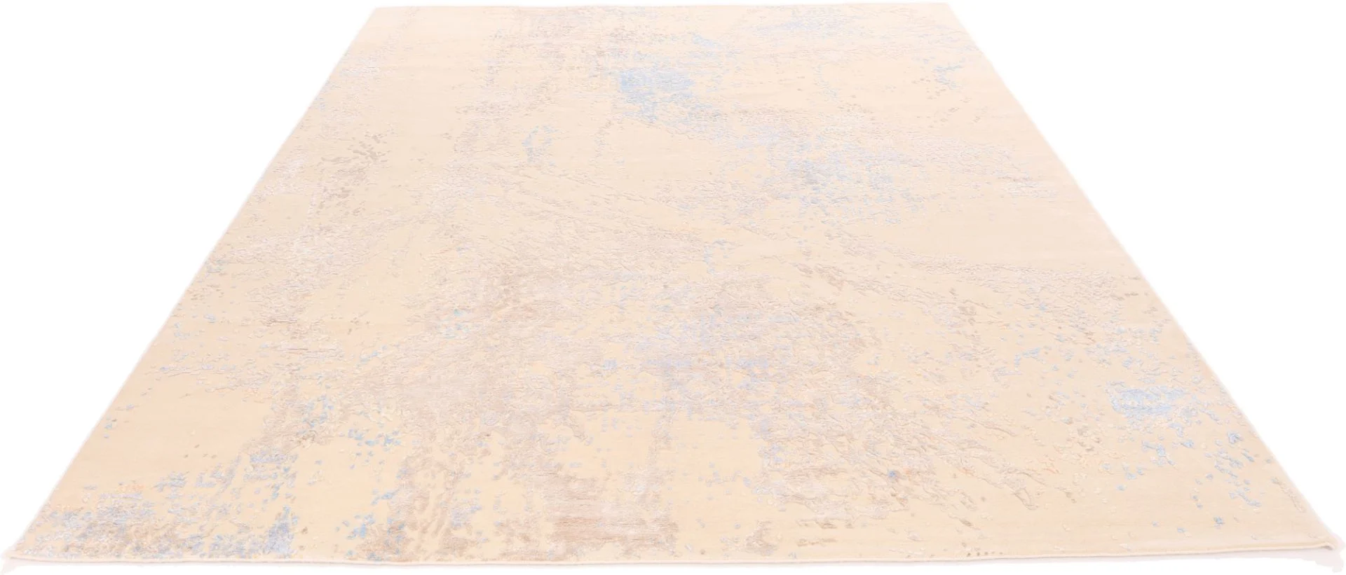 Alternative view of Wool & Silk Indian Rug 304 × 245 cm, hand-knotted