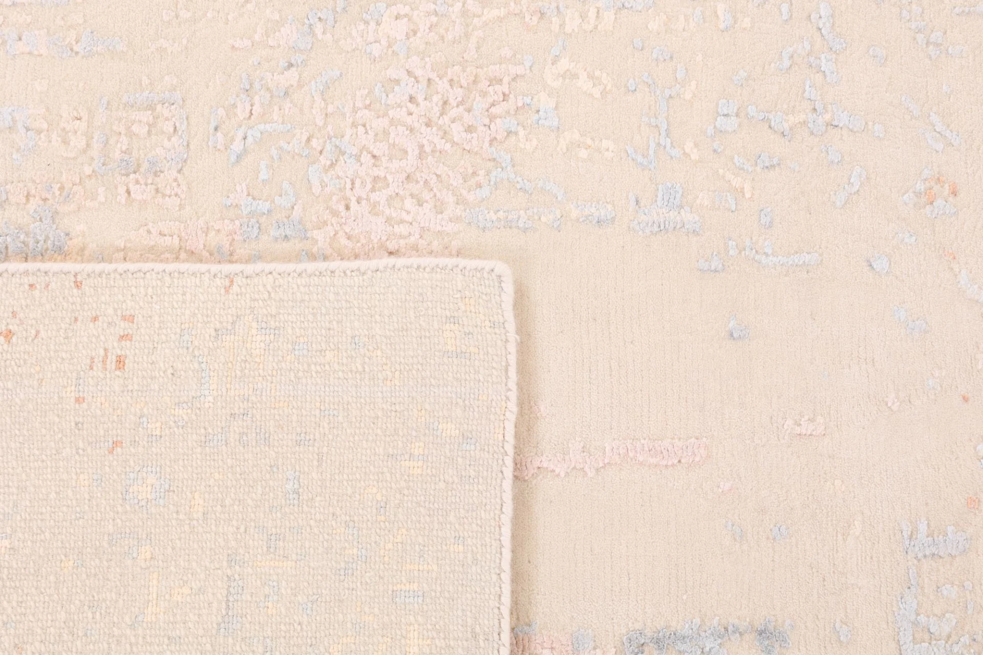 Indian Rug 304 × 257 cm in Wool & Silk, hand-knotted - Image 7