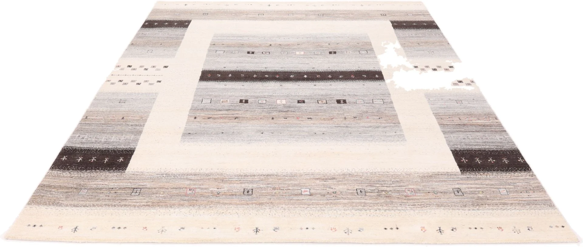 Loribaft Indian Rug 305 × 247 cm in Wool & Silk, hand-knotted - Image 3