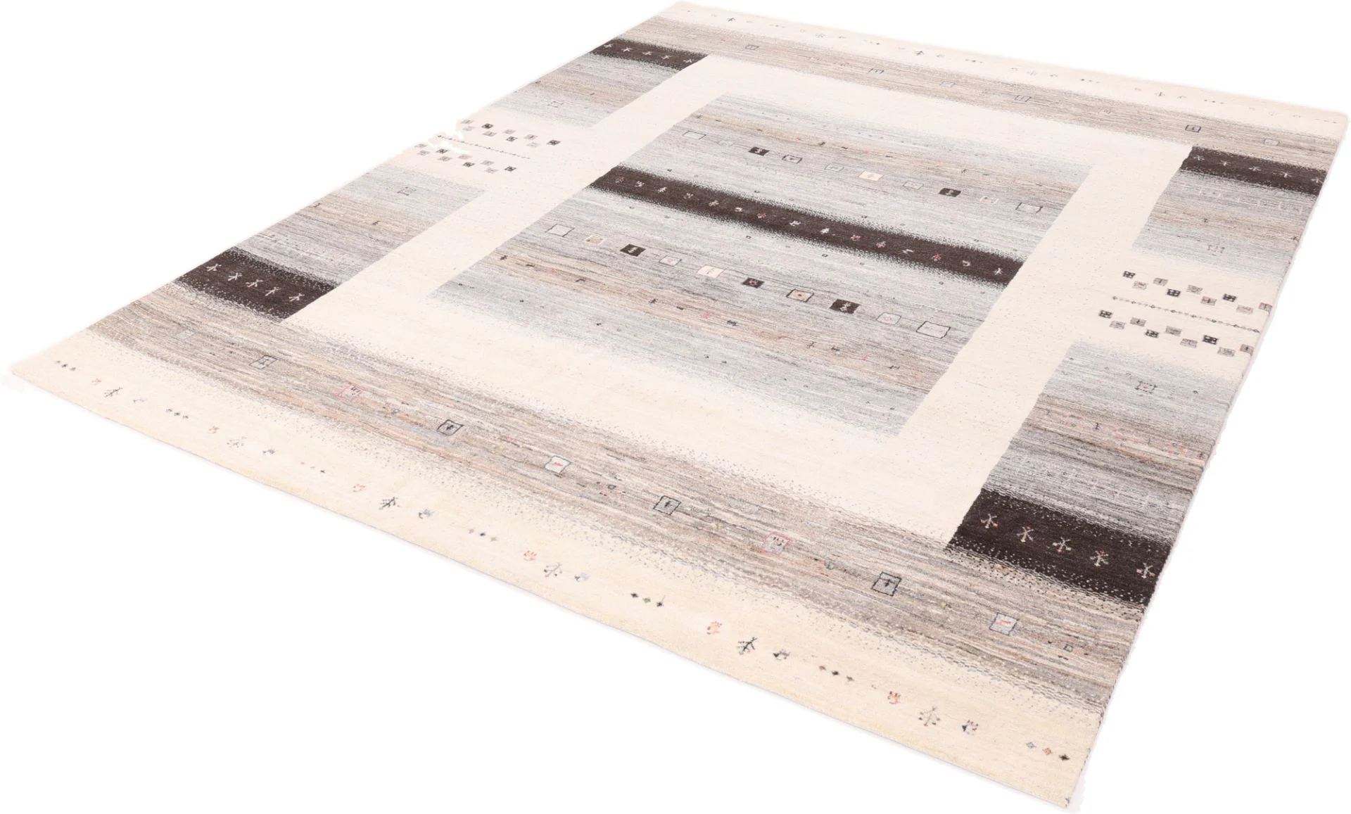 Loribaft Indian Rug 305 × 247 cm in Wool & Silk, hand-knotted - Image 4