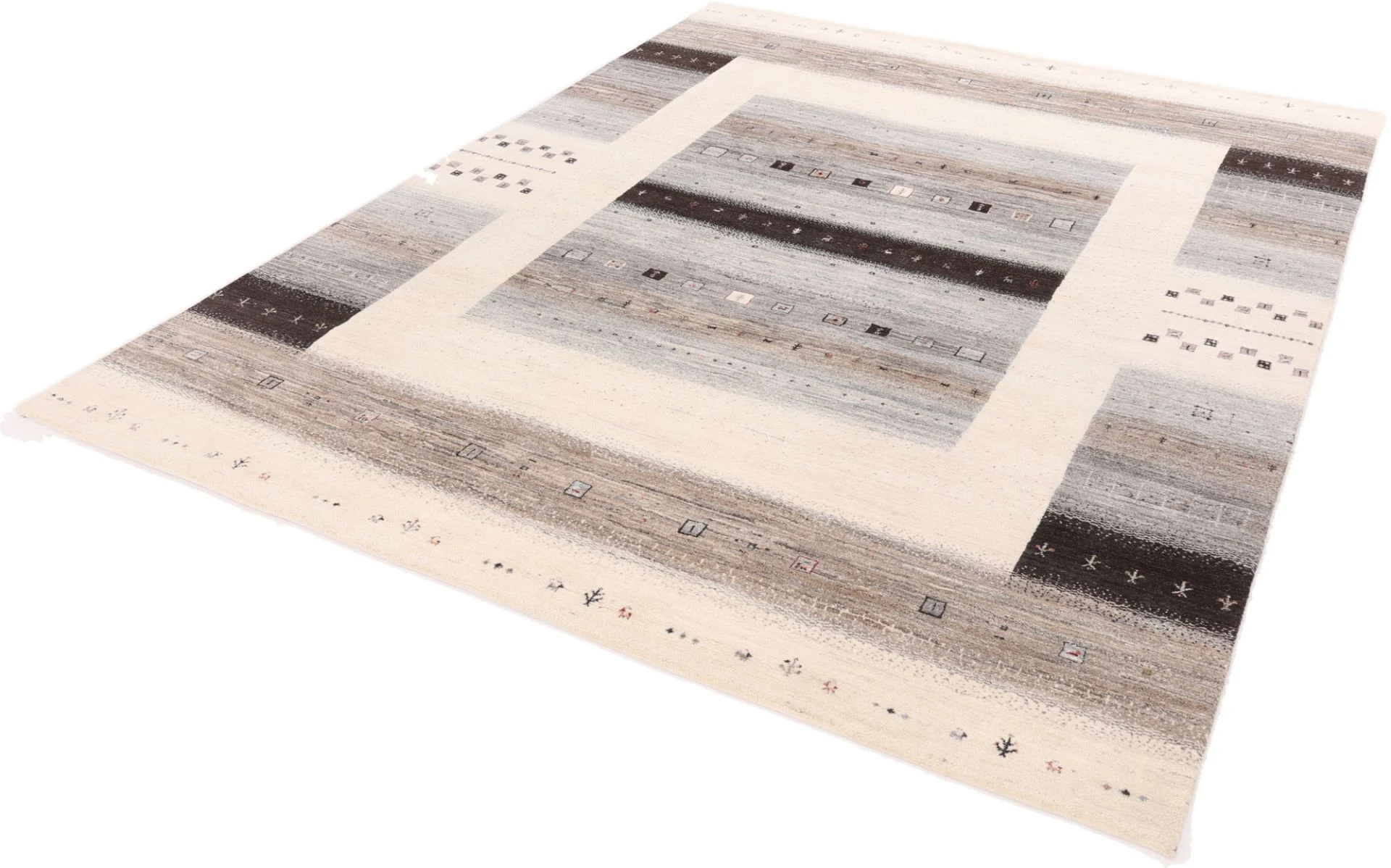 Loribaft Indian Rug 305 × 247 cm in Wool & Silk, hand-knotted - Image 5