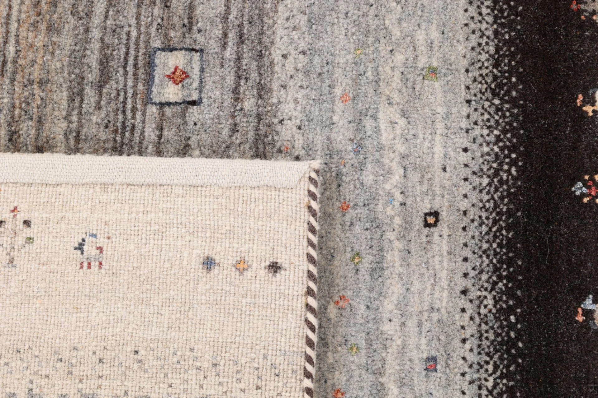 Loribaft Indian Rug 305 × 247 cm in Wool & Silk, hand-knotted - Image 7