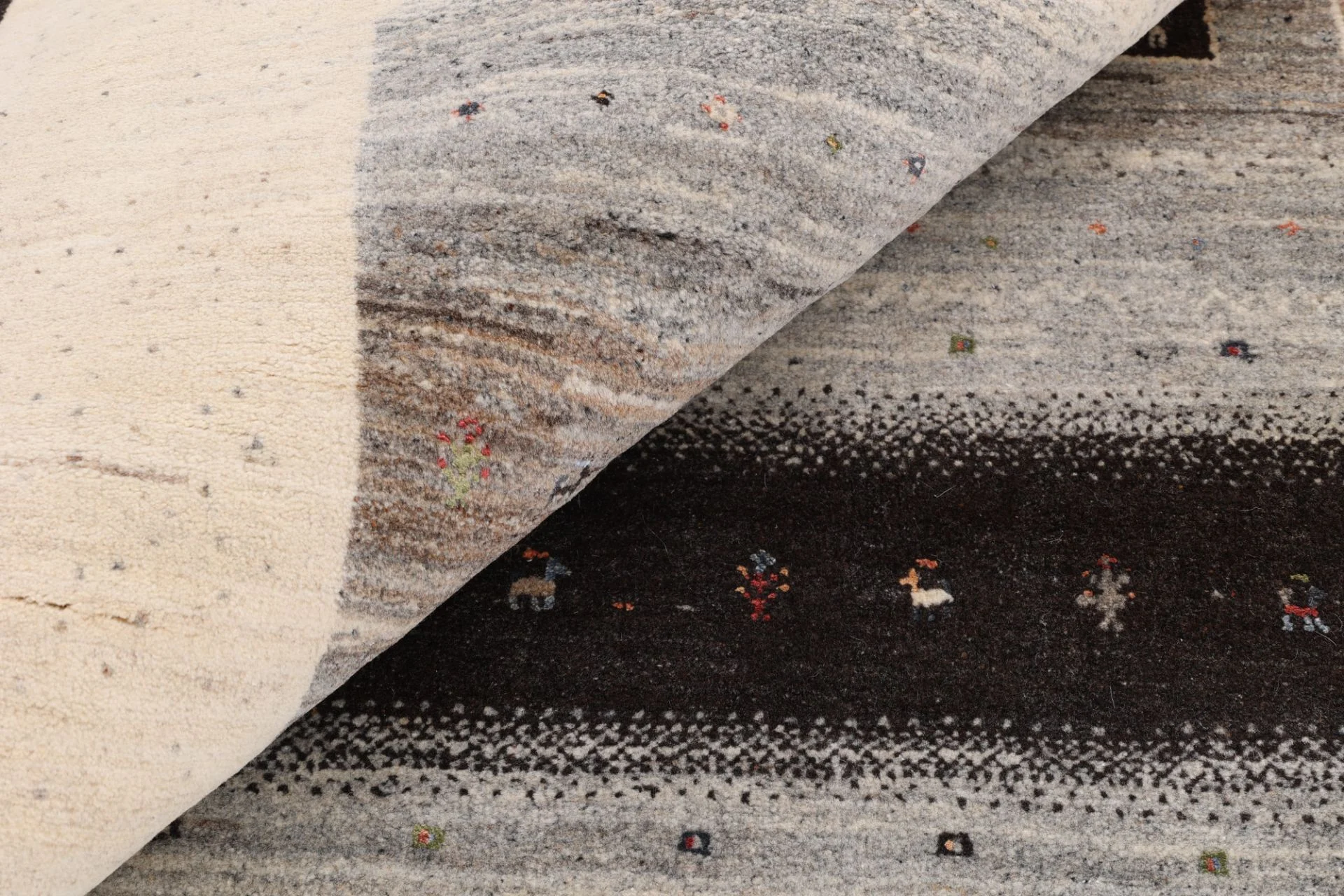 Loribaft Indian Rug 305 × 247 cm in Wool & Silk, hand-knotted - Image 8